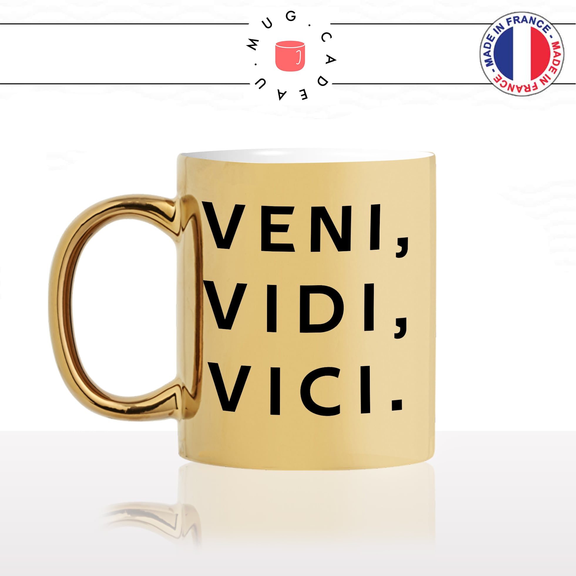 mug-tasse-or-doré-gold-veni-vidi-vici-napoleon-latin-citataion-guerre-venu-vu-vaincu-humour-fun-idée-cadeau-originale-cool-min