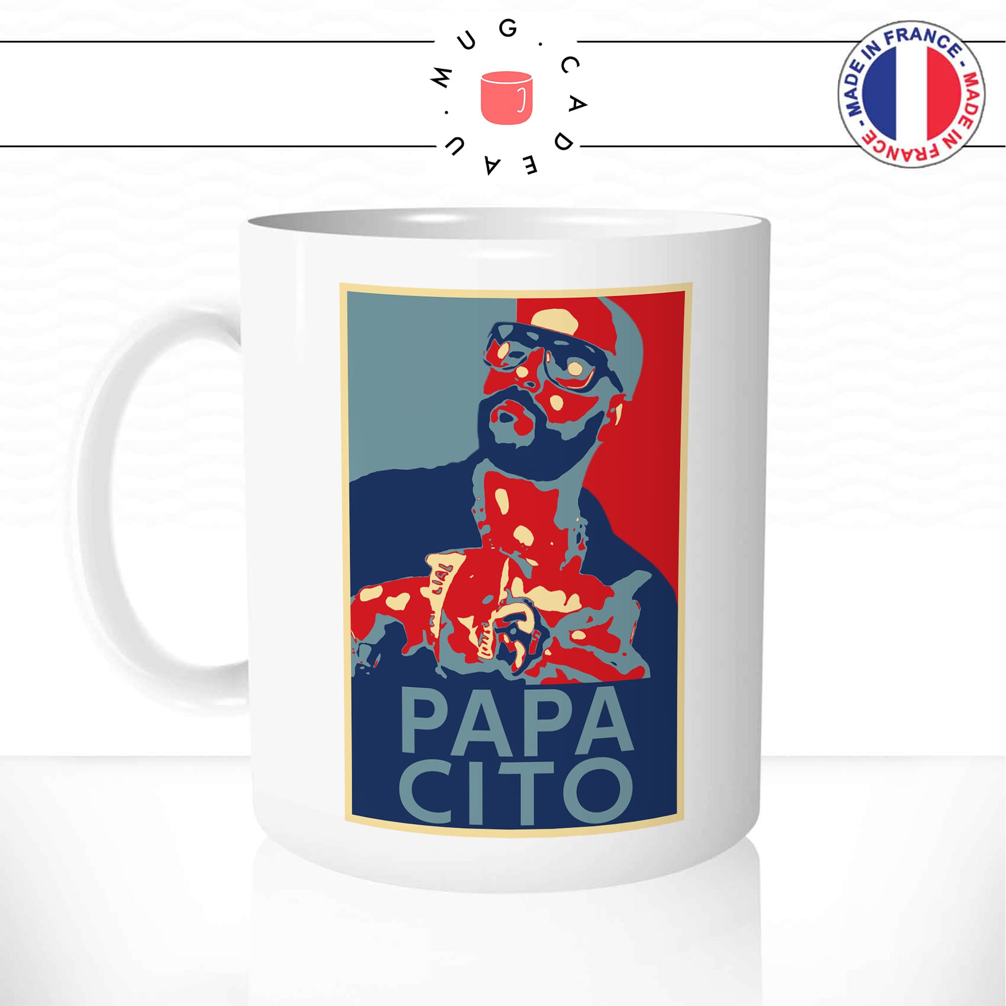 mug-tasse-blanc-simple-papacito-parodie-chips-youtubeur-humour-affiche-obama-drole-idée-cadeau-originale-café-thé