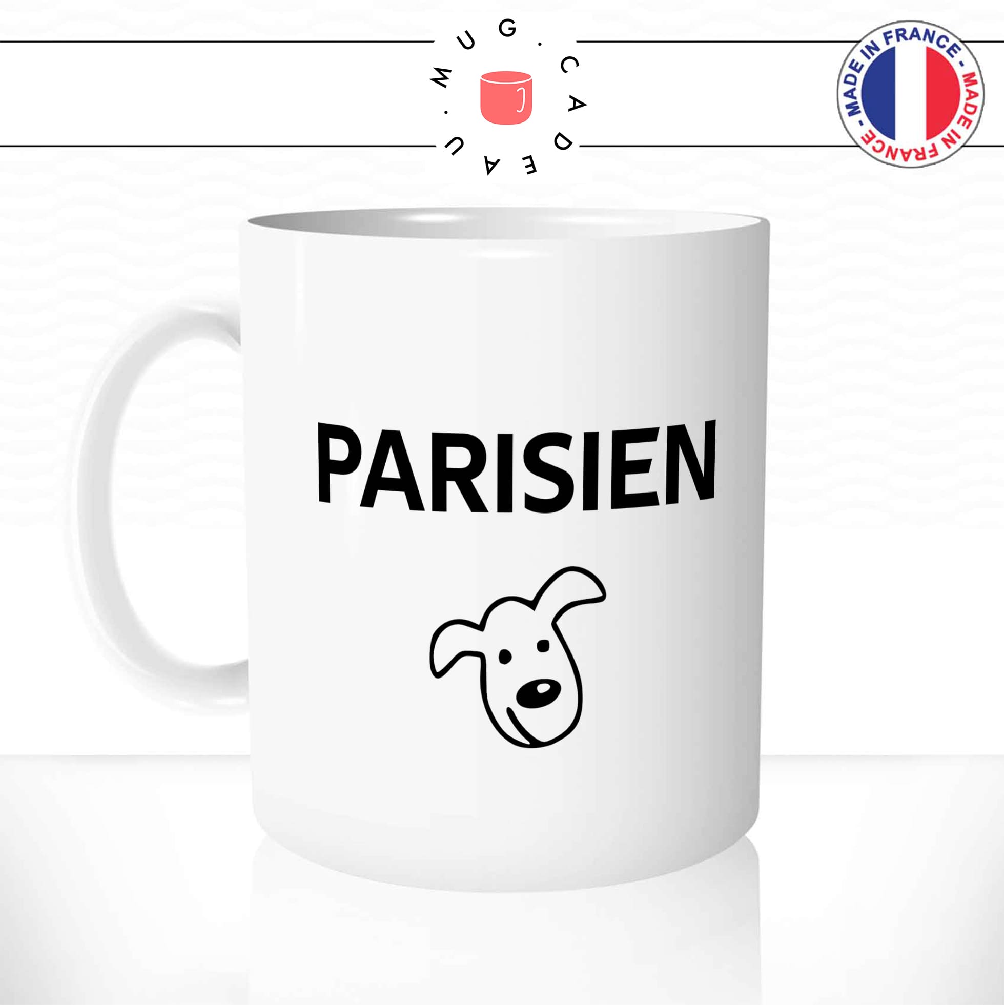 mug-tasse-blanc-brillant-parisien-tete-de-chien-parigot-tete-de-veau-citation-paris-francais-france-humour-idée-cadeau-originale-fun-unique