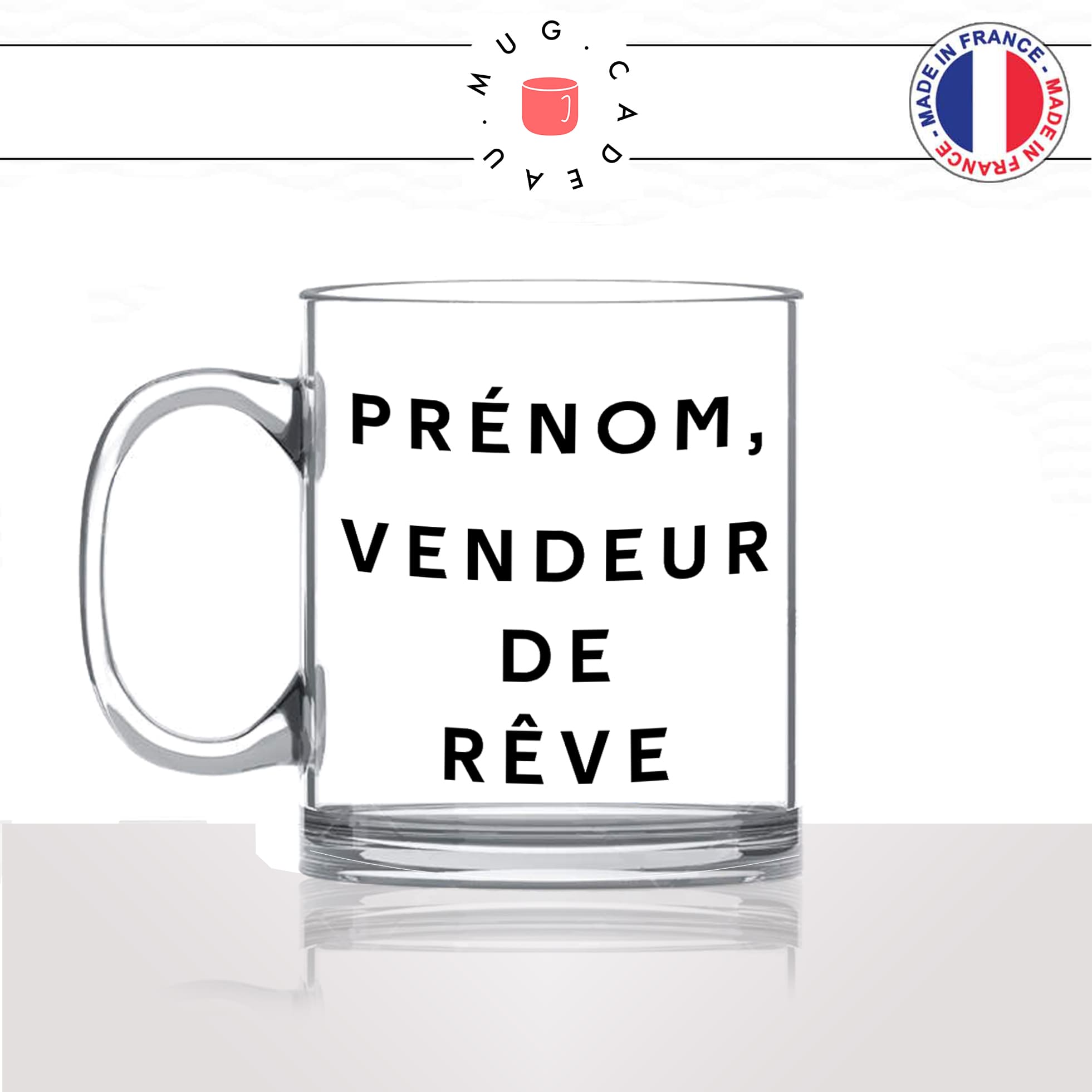 mug-tasse-en-verre-transparent-glass-vendeur-de-reve-prénom-personnalisable-collegue-homme-femme-humour-beau-goss-couple-idée-cadeau-originale-fun