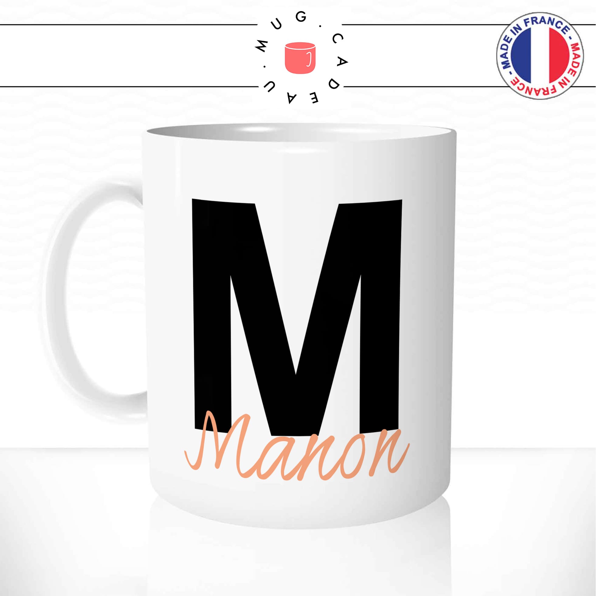 Mug initial personnalisé, Mug prénom, Mug personnalisé, lettre