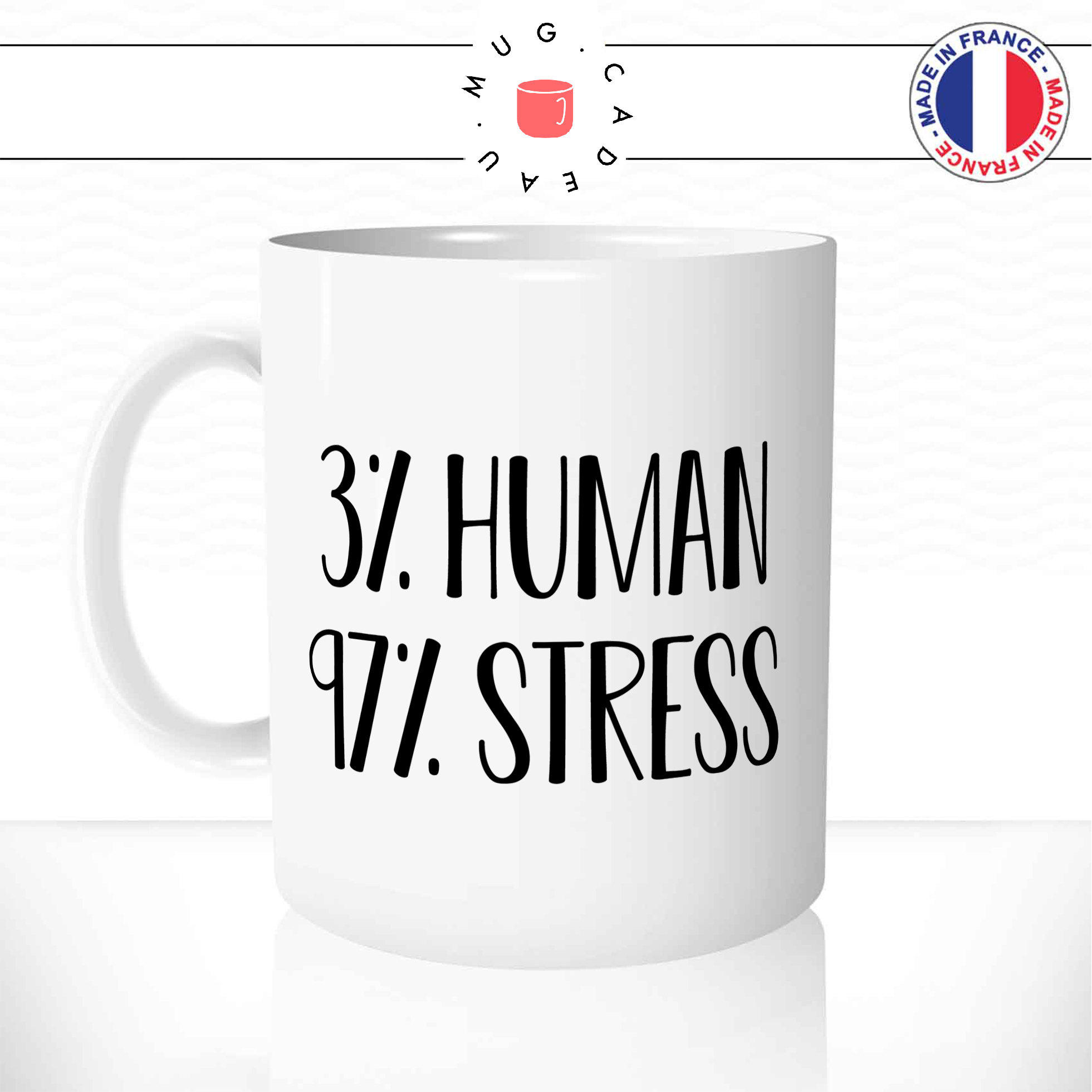 Mug 3% Human 97% Stress