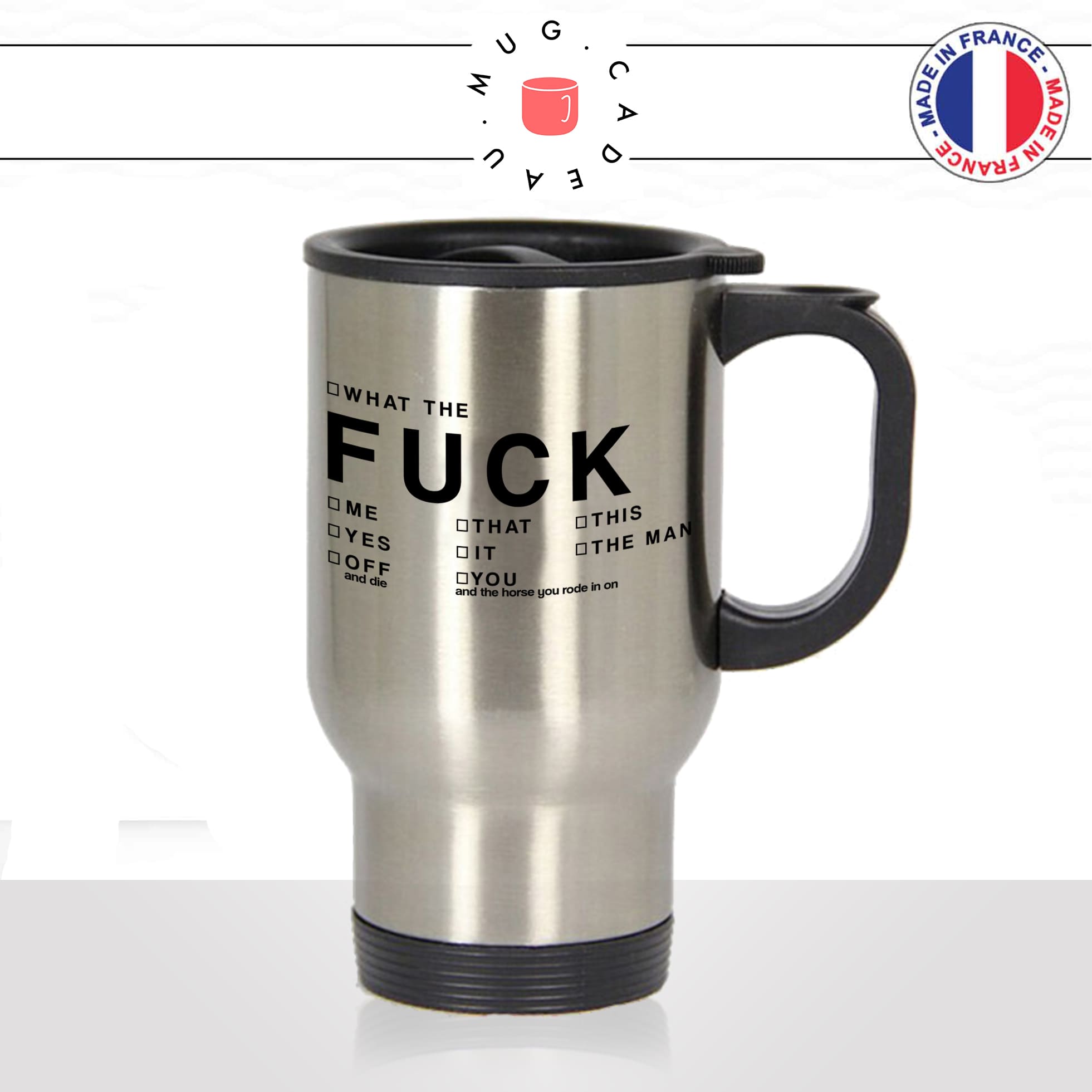 mug-tasse-de-voyage-inox-gris-café-a-emporter-fuck-qcm-choix-multiples-enervé-humeur-drole-unique-cool-fun-idée-cadeau-originale2