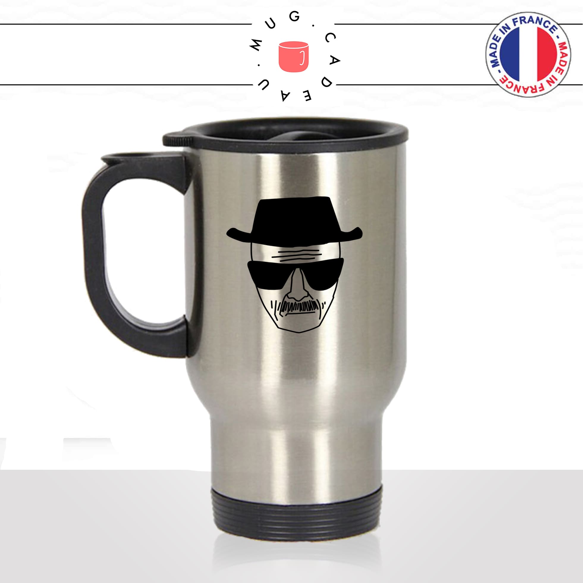 mug-tasse-de-voyage-inox-gris-café-a-emporter-beaking-bad-heisenberg-dessin-chapeau-drogue-dealer-série-cool-fun-idée-cadeau-original