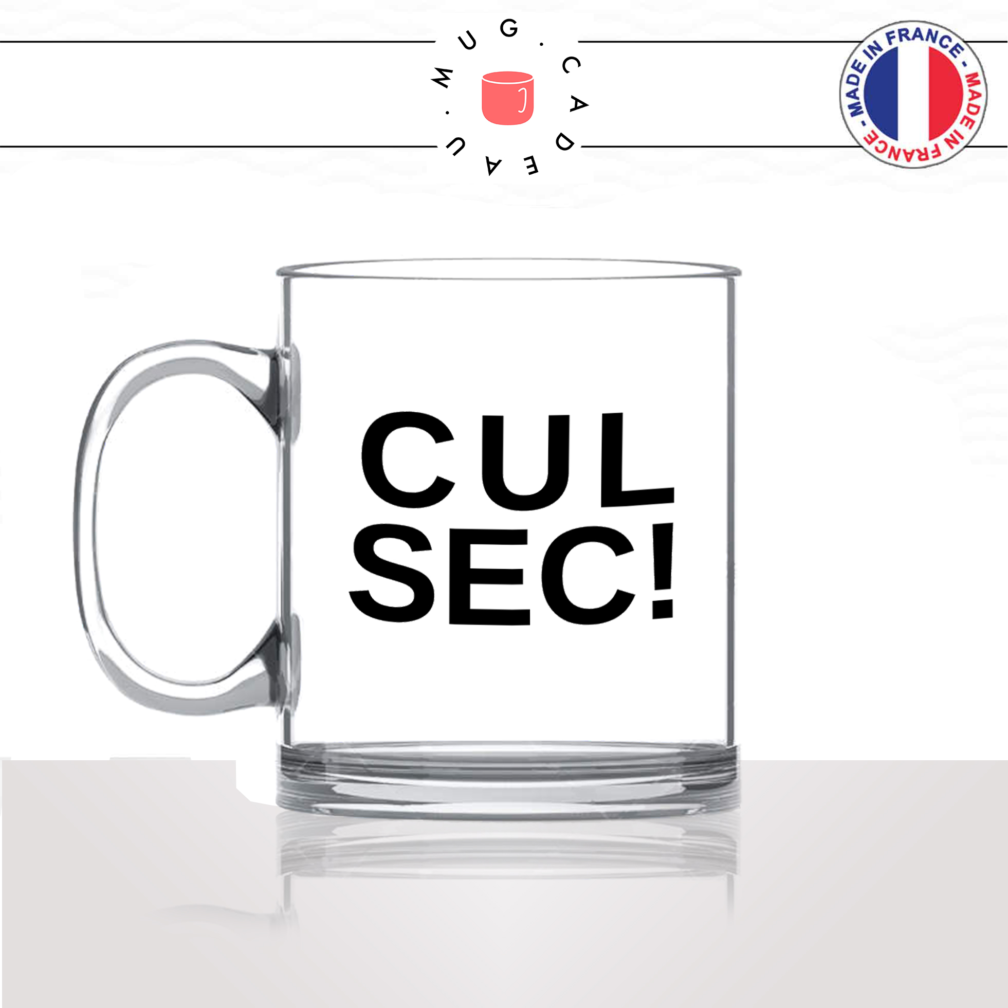 mug-tasse-en-verre-idée-cadeau-personnalisé-cul-sec-apéro-aperitif-soirée-bar-boire-biere-saucisson-café-thé-offrir-original-fun