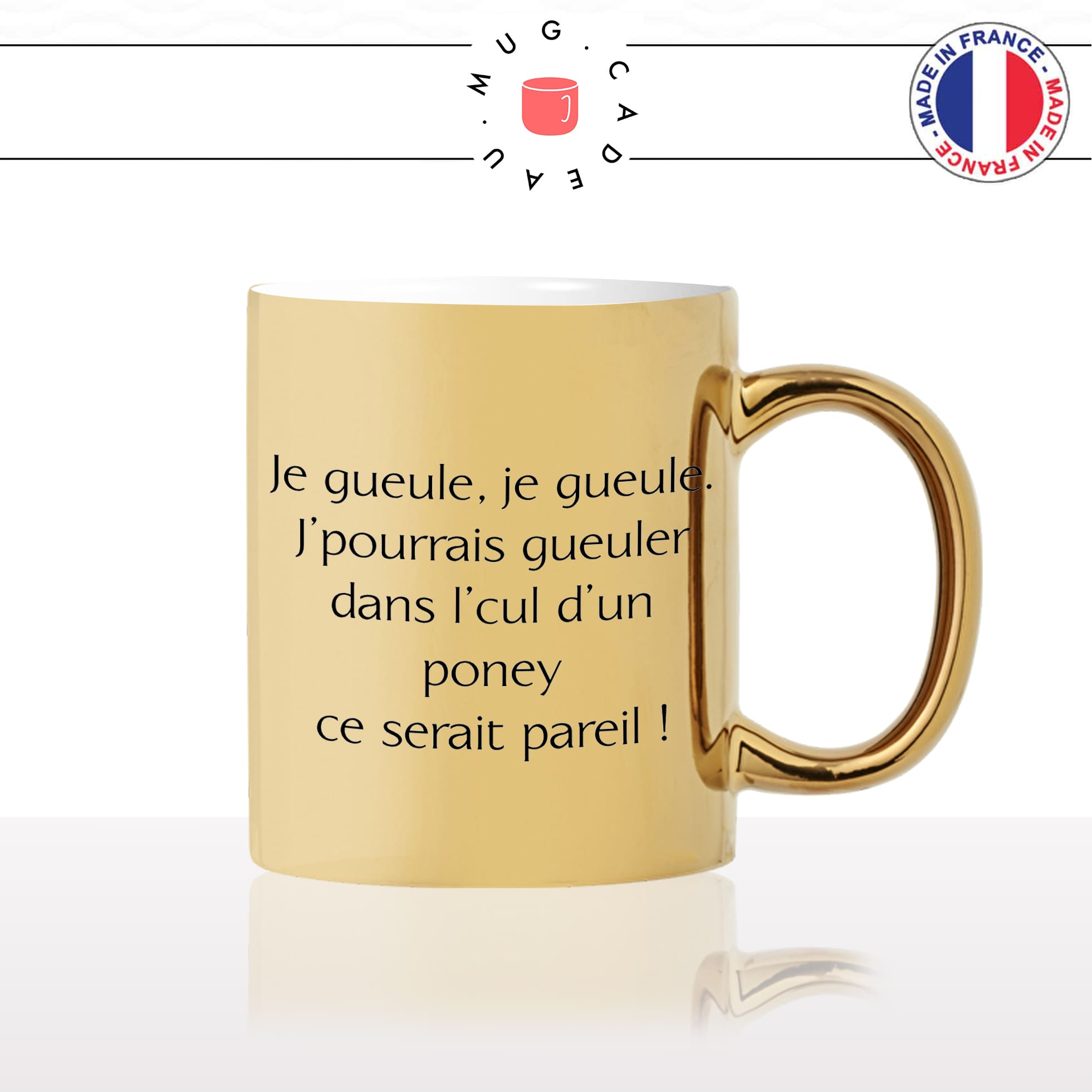 mug-or-doré-tasse-idée-cadeau-personnalisé-série-francaise-kaamelott-guethenoc-Roparzh-paysans-je-gueule-cul-dun-poney-fun-offrir-original-2