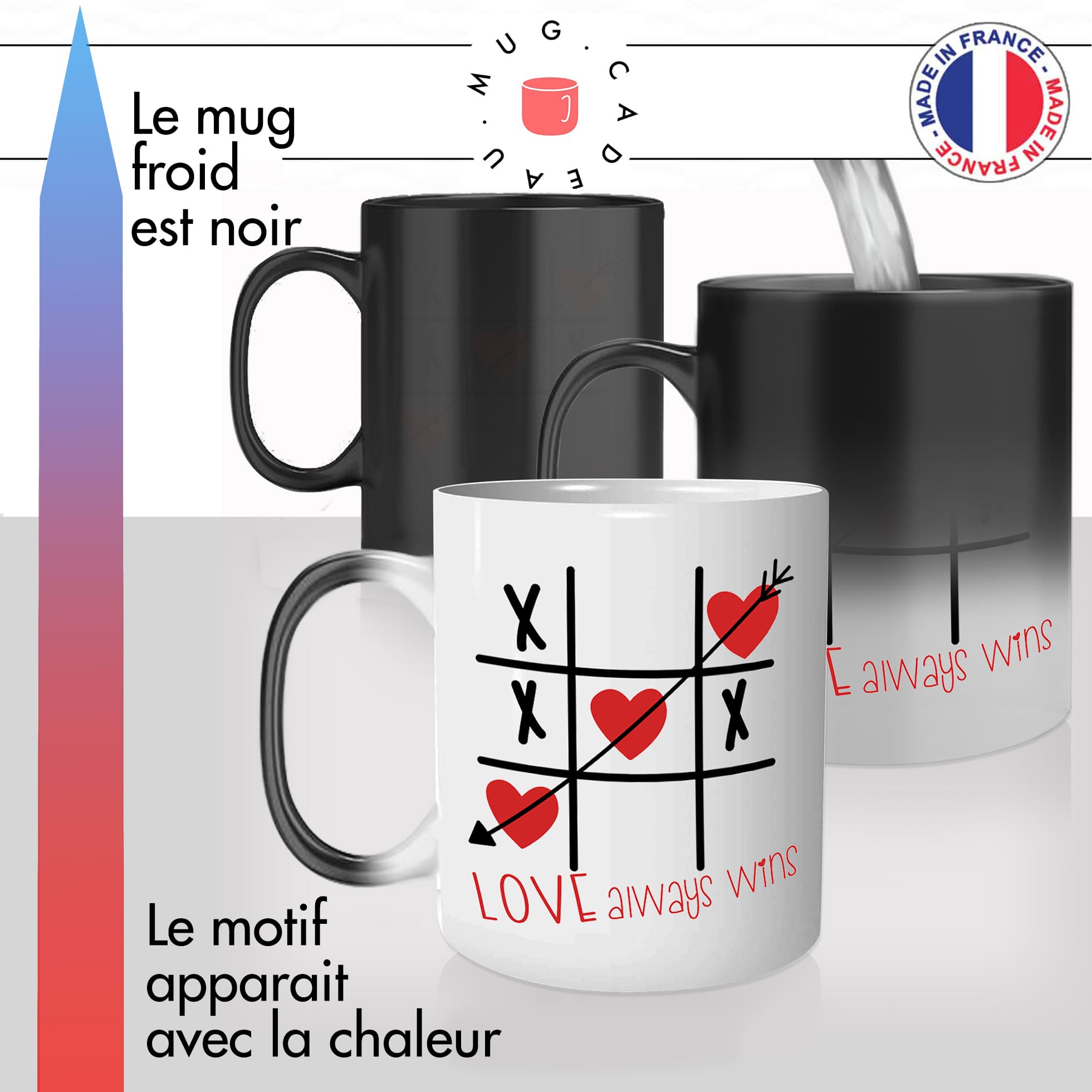 mug magique thermoréactif thermo chauffant personnalisé love always win lamour triomphe toujours morpions personnalisable cadeau original