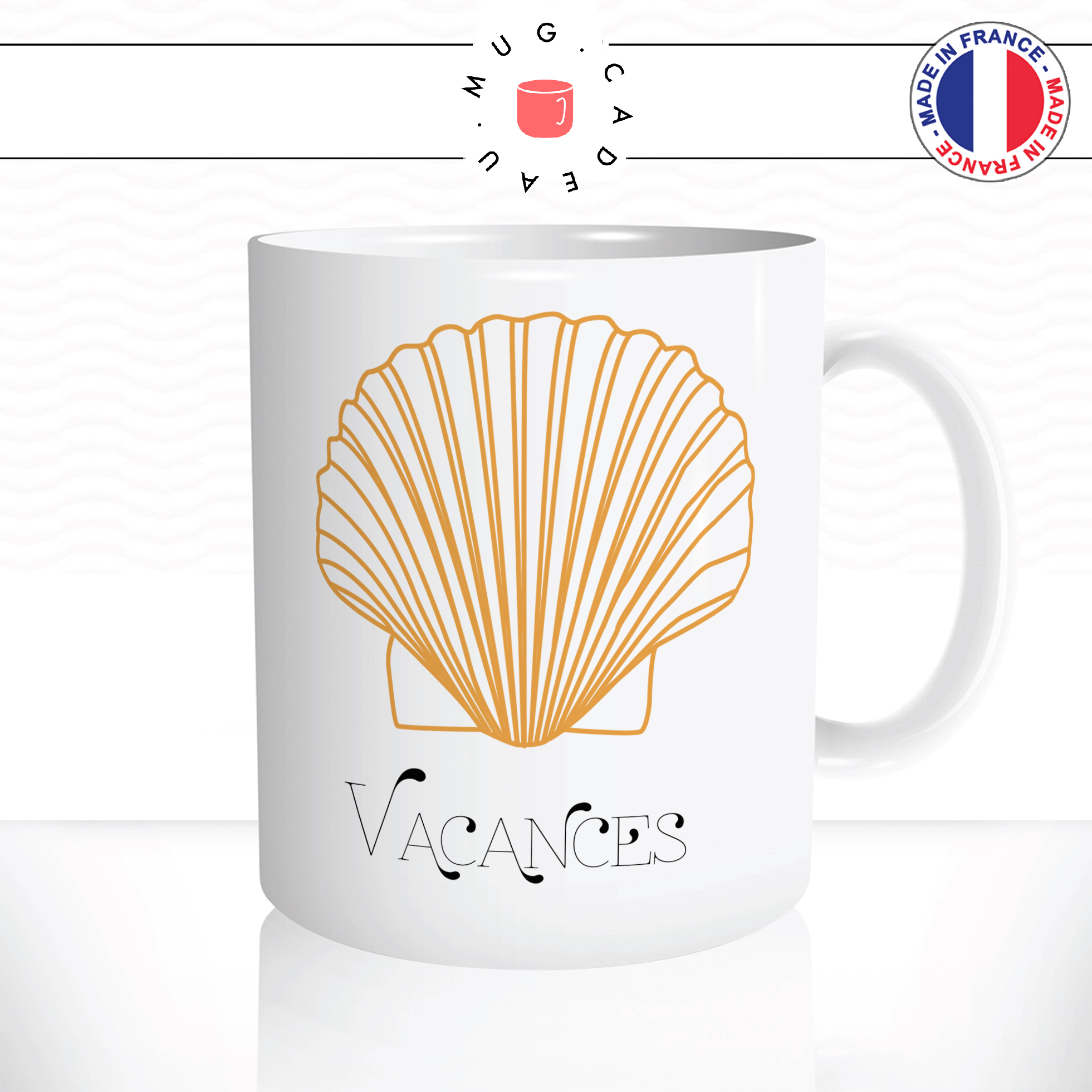 mug-tasse-ref5-coquillage-jaune-vacances-plage-cafe-the-mugs-tasses-personnalise-anse-droite