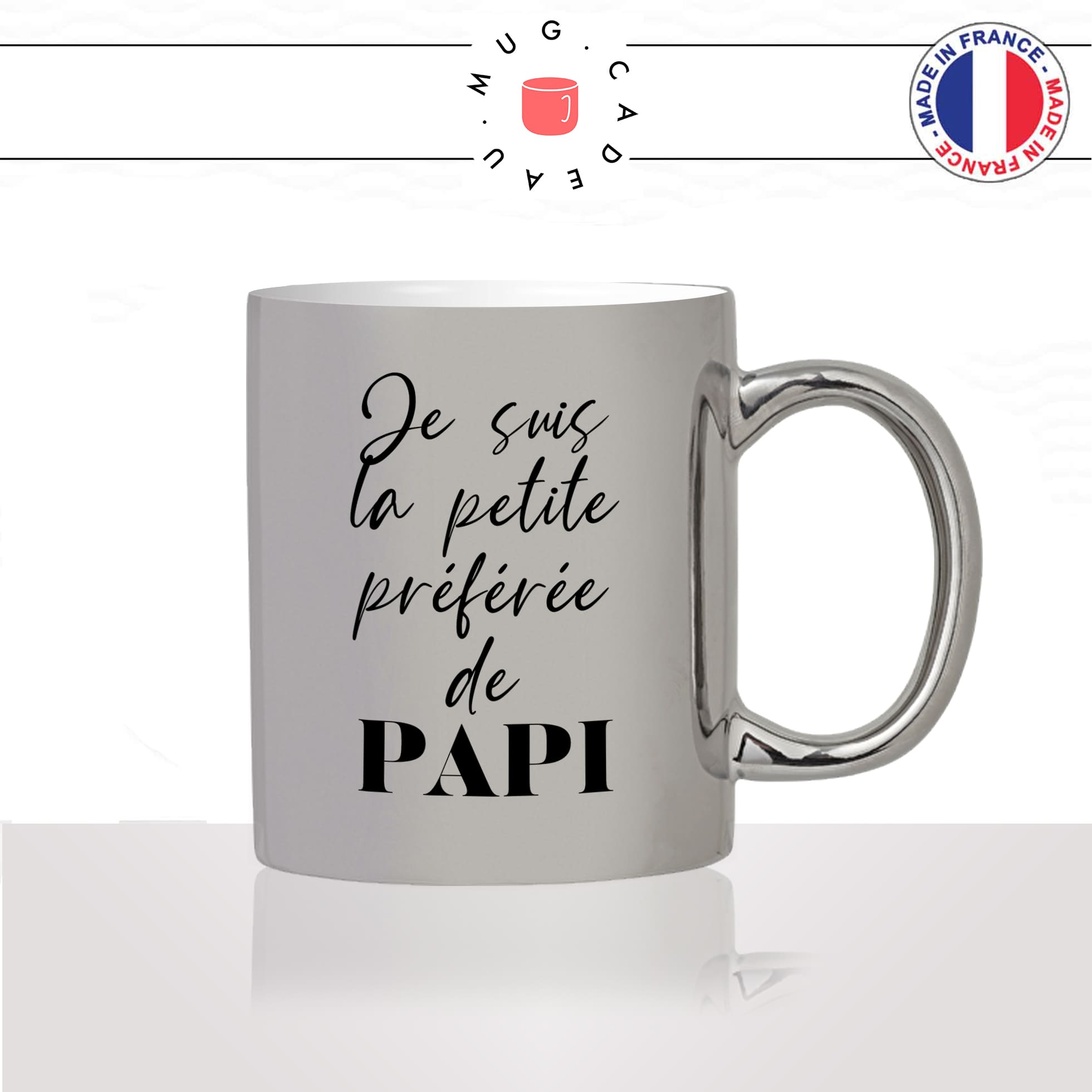 mug-tasse-argent-gris-brillant-cadeau-fille-la-petite-préférée-de-papi-grand-père-cadeau-petite-fille-humour-café-thé-personnalisé-personnalisable2