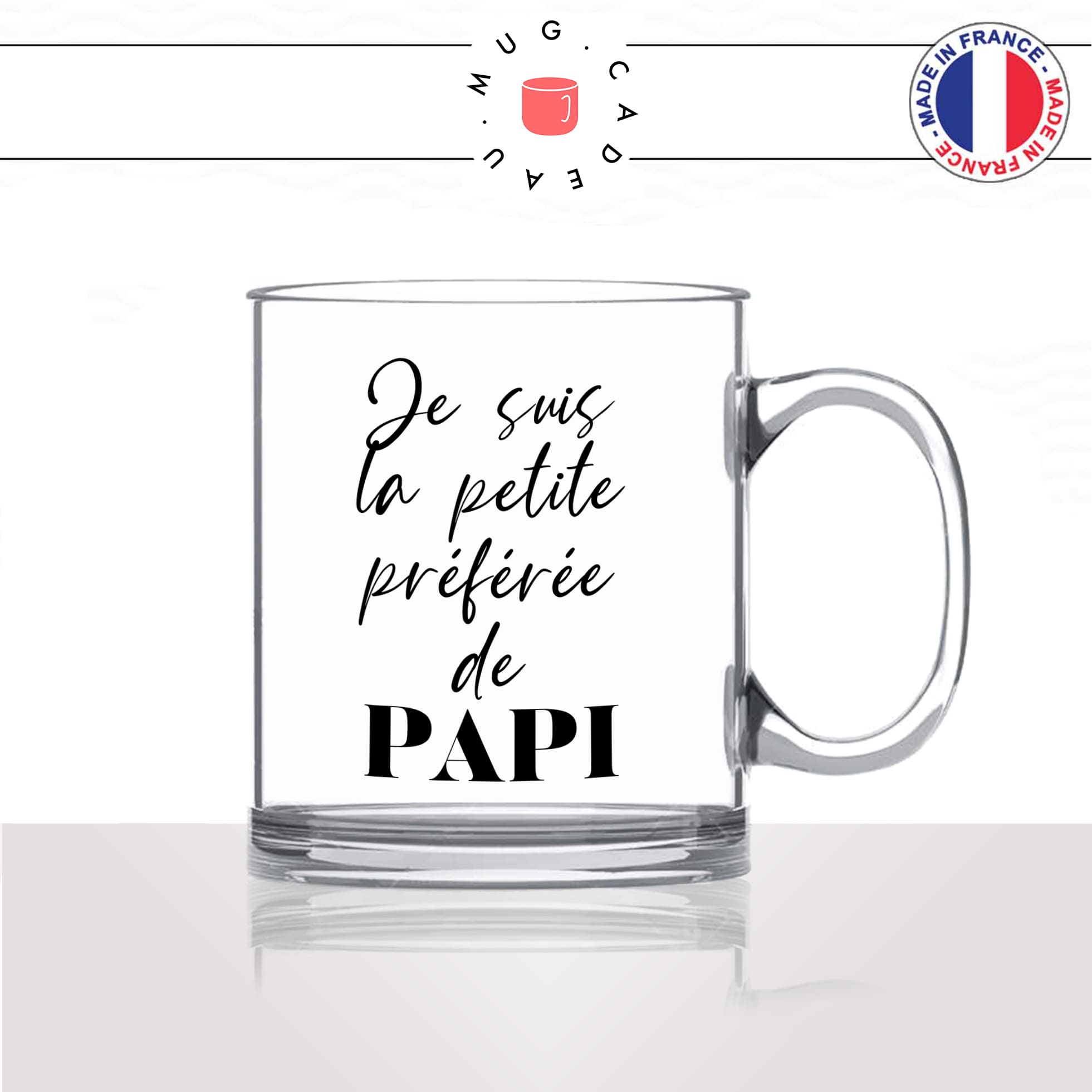 mug-tasse-en-verre-transparent-cadeau-fille-la-petite-préférée-de-papi-grand-père-cadeau-petite-fille-humour-café-thé-personnalisé-personnalisable2