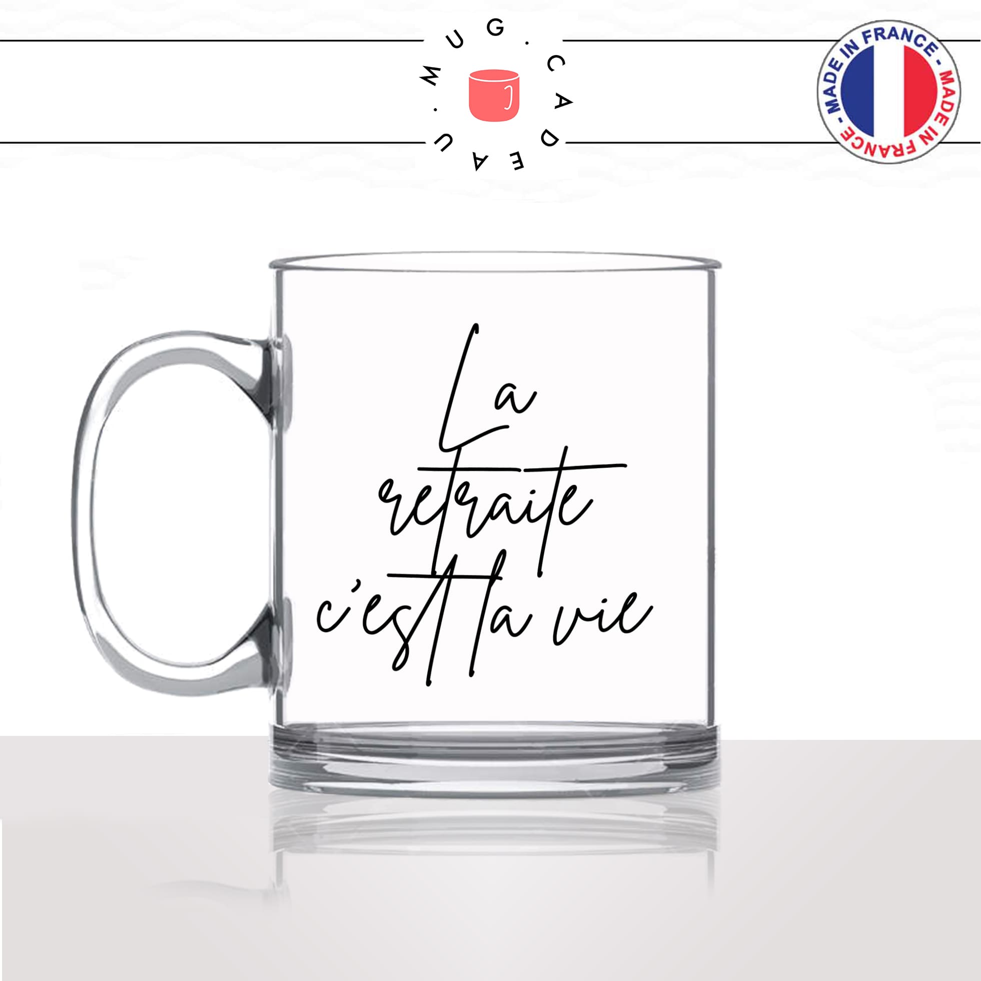 mug-tasse-en-verre-transparent-cadeau-la-retraite-cest-la-vie-retraité-pot-de-départ-a-la-retraite-collegue-humour-café-thé-personnalisé-personnalisable