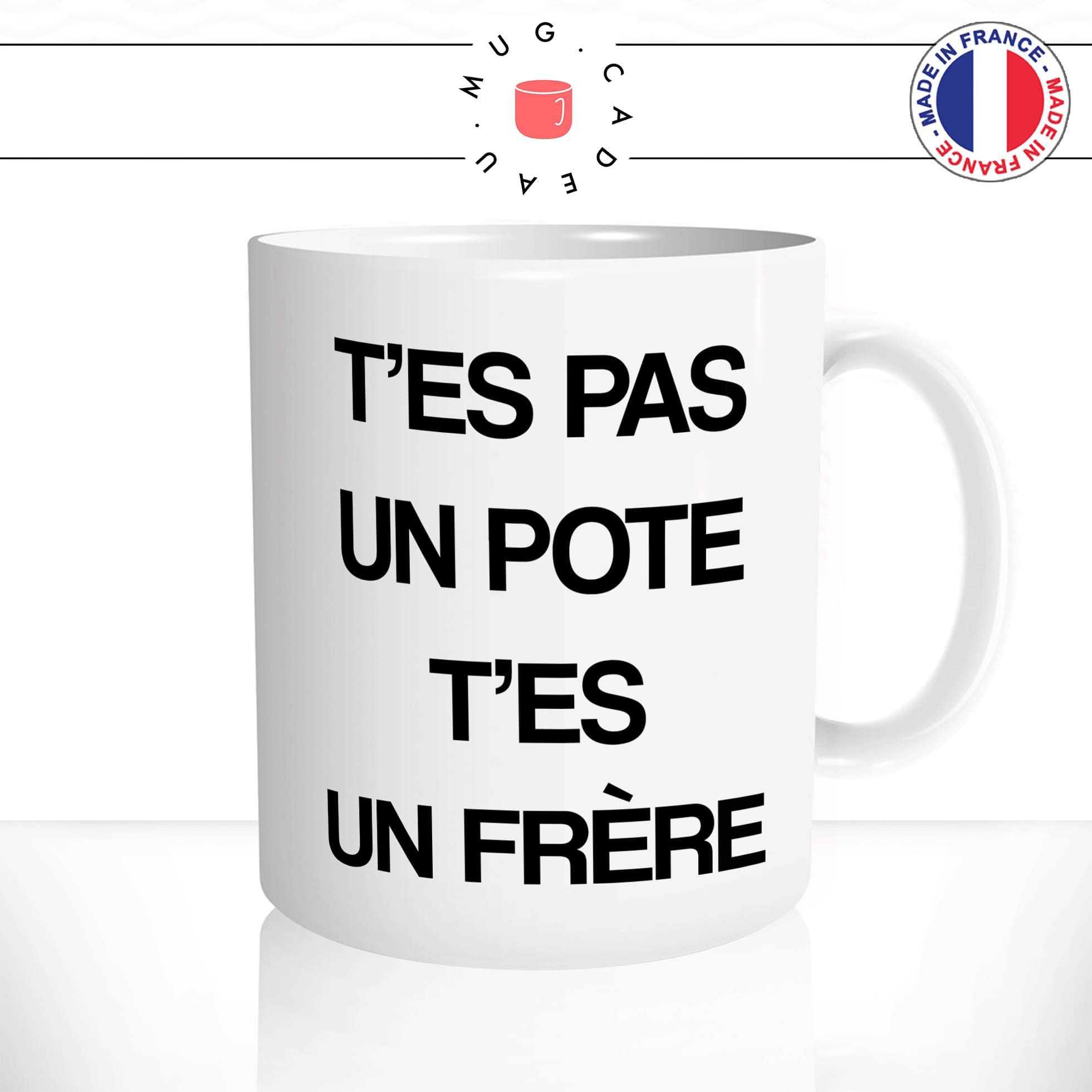 Verre À Whisky Personnalisé - Je Souris Parce Que Tu Es Mon Frère