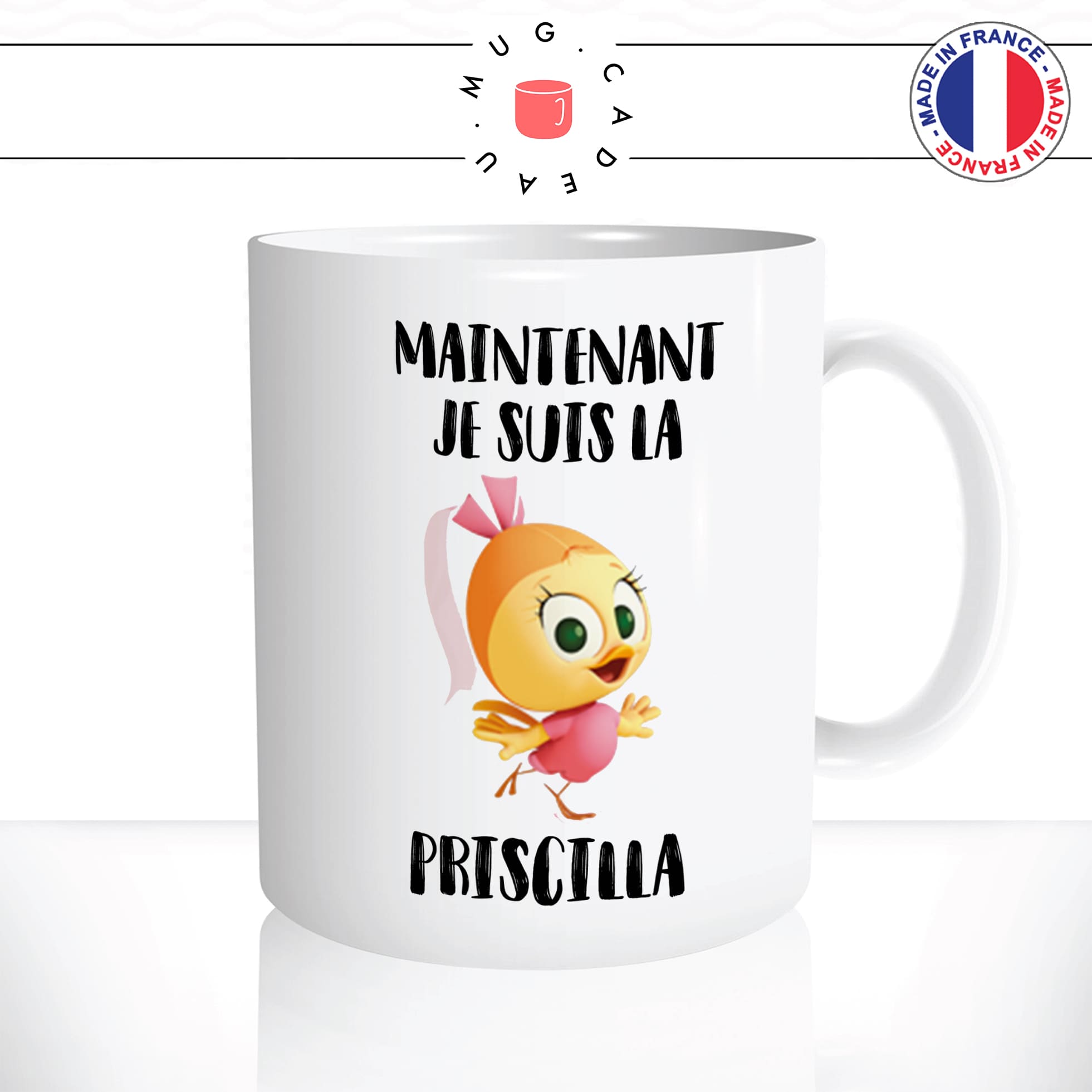 mug-tasse-blanche-calimero-fille-chérie-priscilla-poussin-dessin-animé-mignon-idée-cadeau-couple-originale2