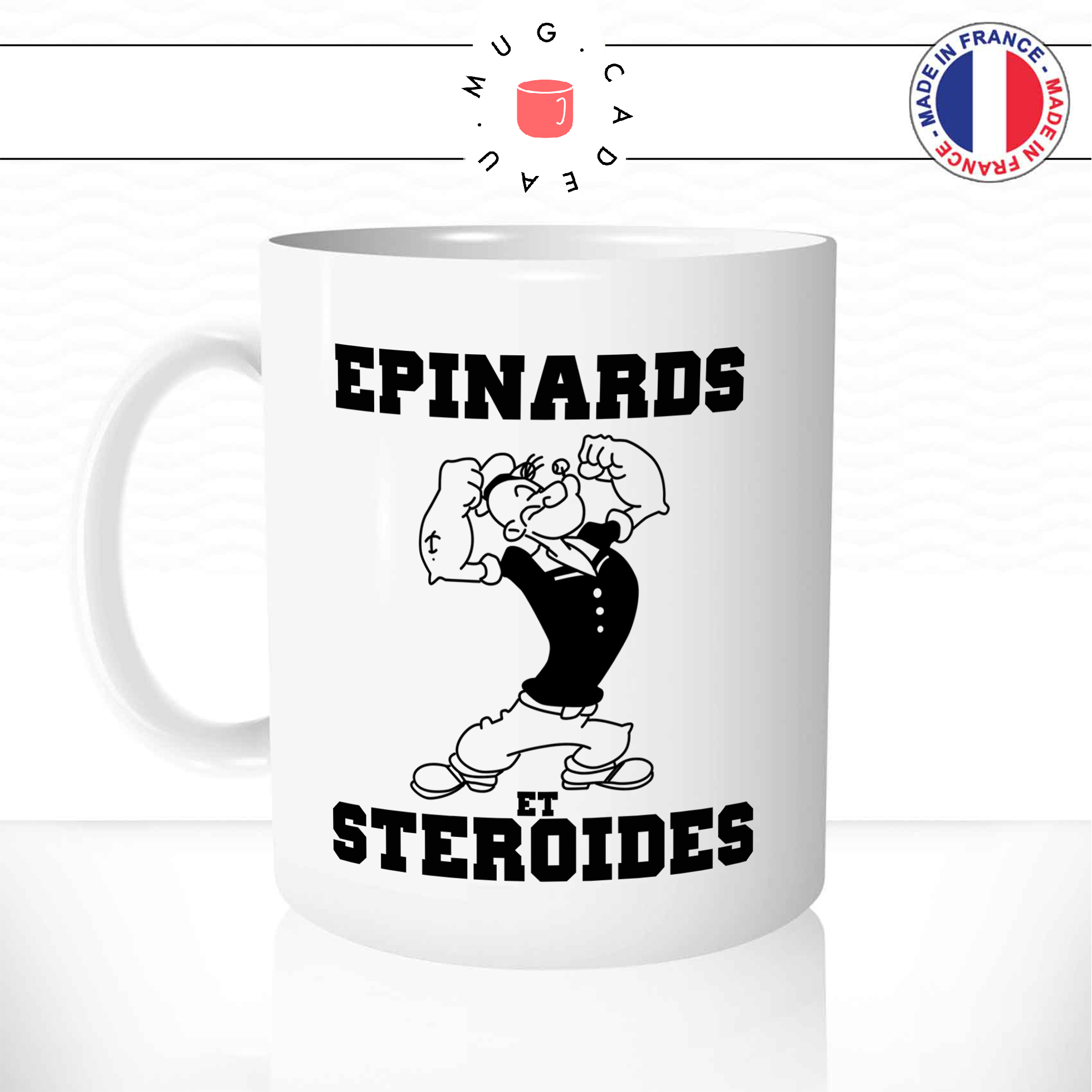 Mug Epinards et Stéroïdes