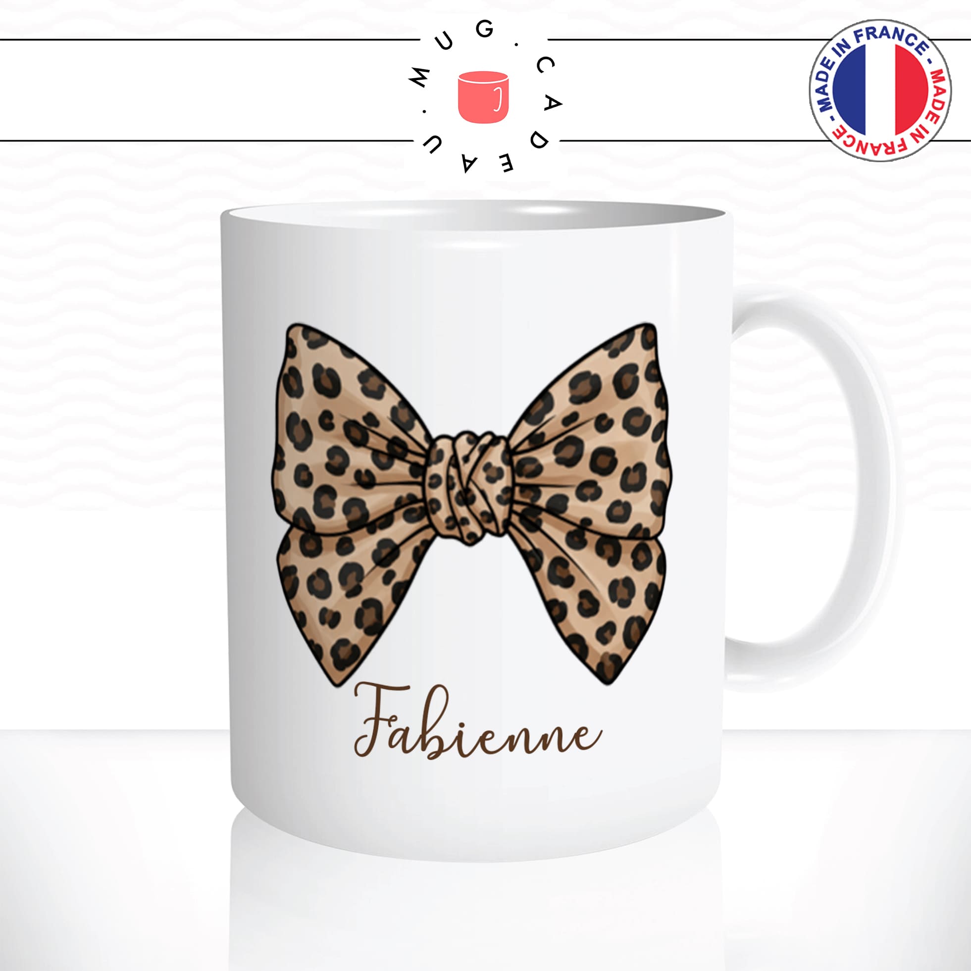 mug-cadeau-noeud-papillon-leopard-prenom-personnalise