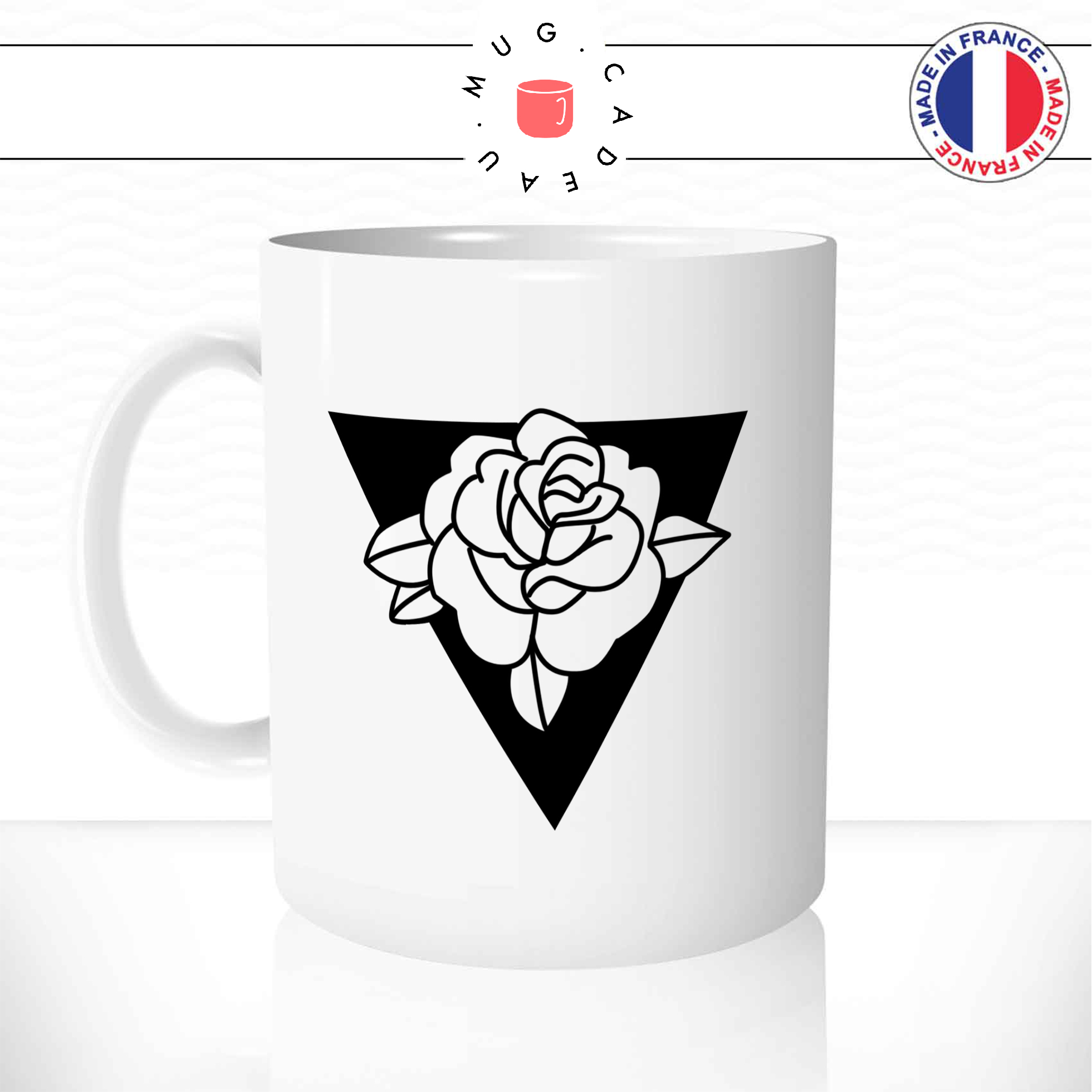 mug-tasse-ref29-fleur-rose-noir-triangle-dessin-cafe-the-mugs-tasses-personnalise-anse-gauche