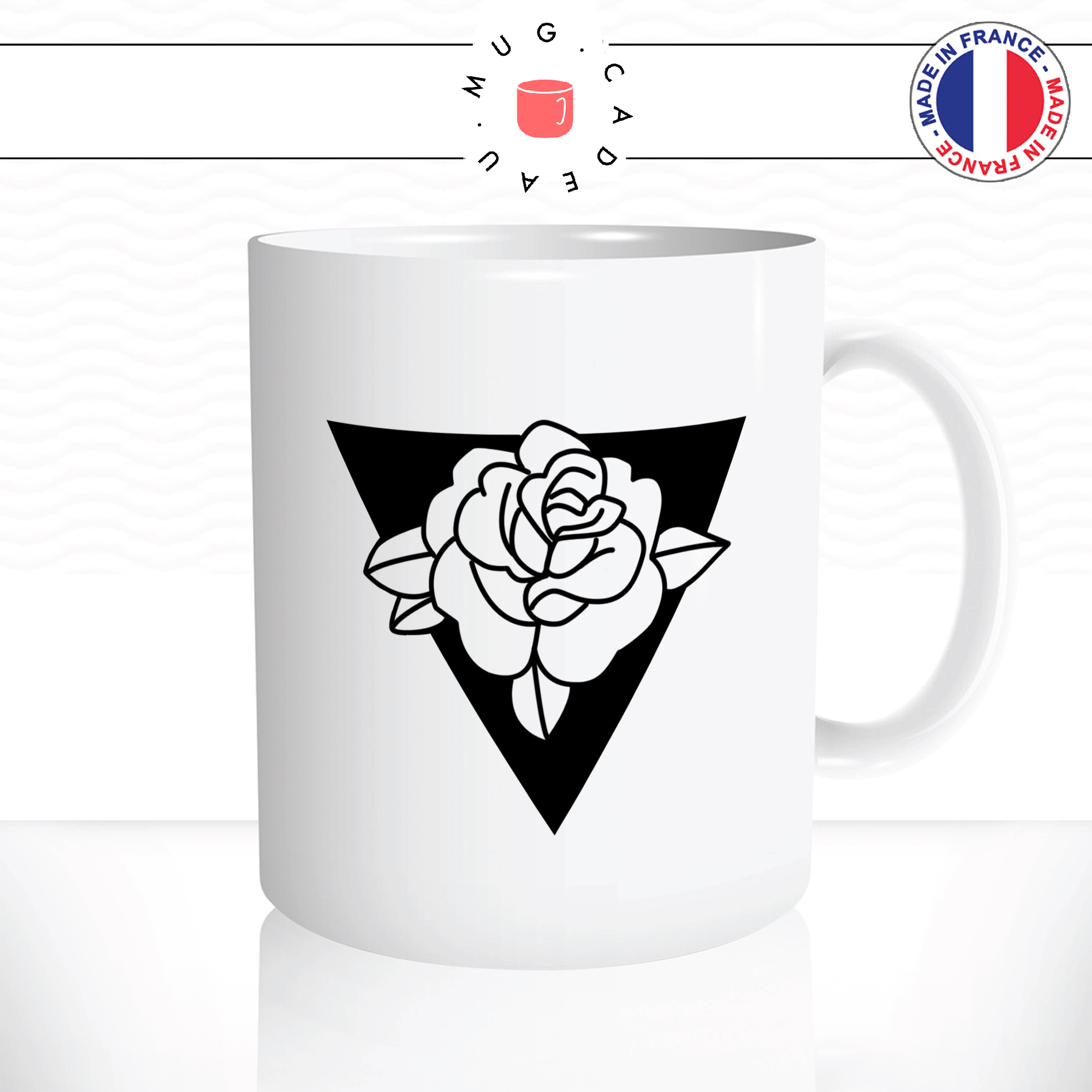 mug-tasse-ref29-fleur-rose-noir-triangle-dessin-cafe-the-mugs-tasses-personnalise-anse-droite