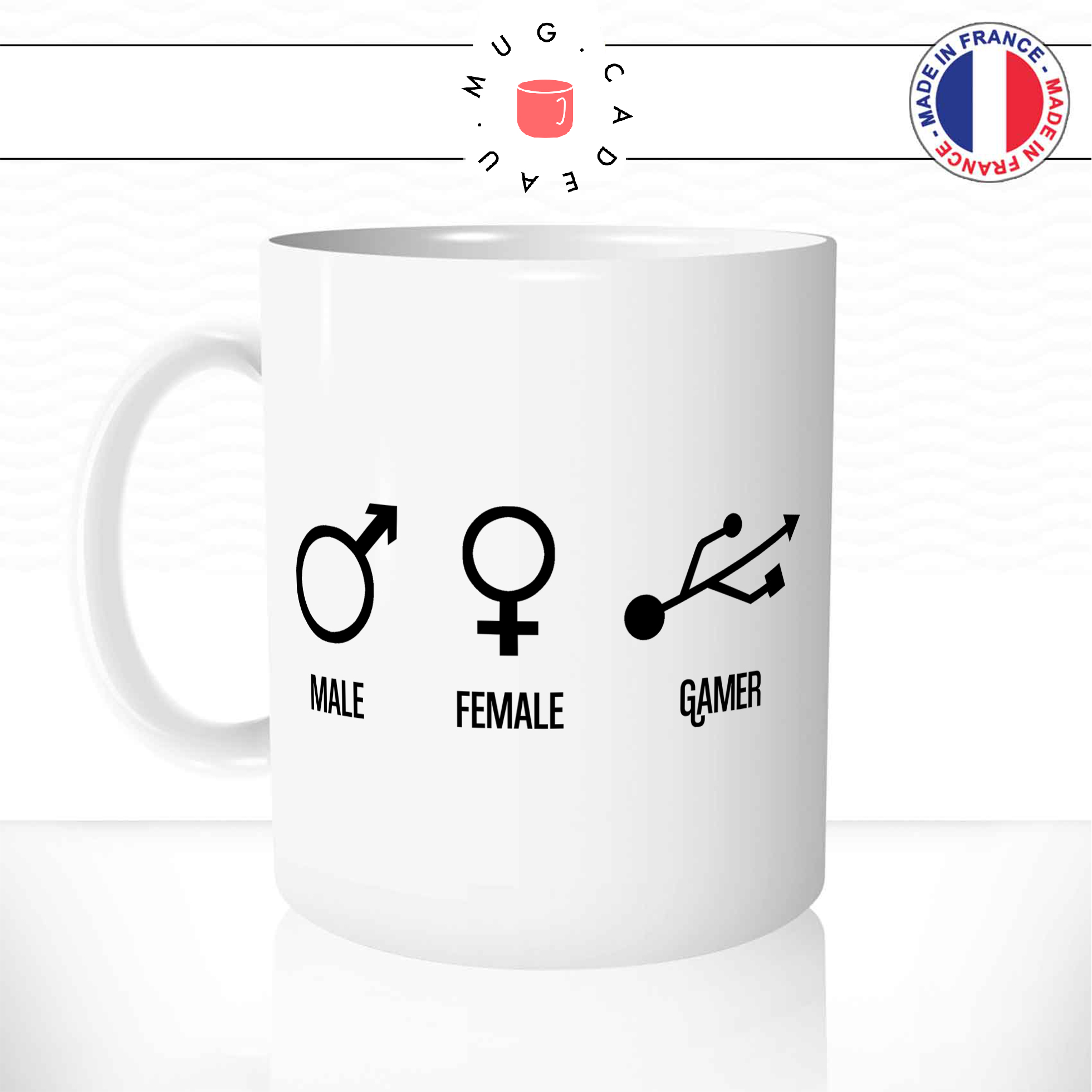 Mug Male Female Gamer