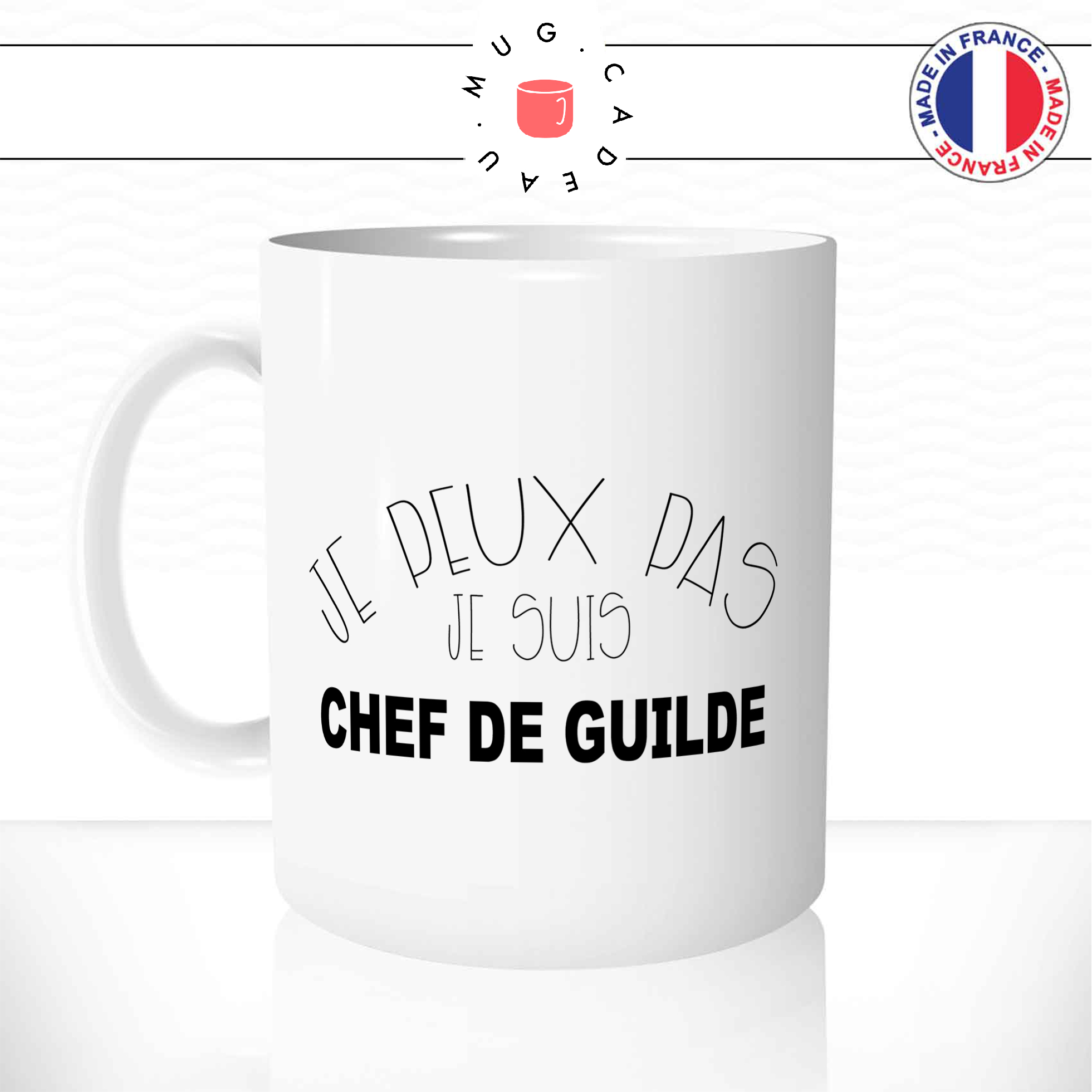 Mug Chef De Guilde - Jeux Vidéos - Mug-Cadeau