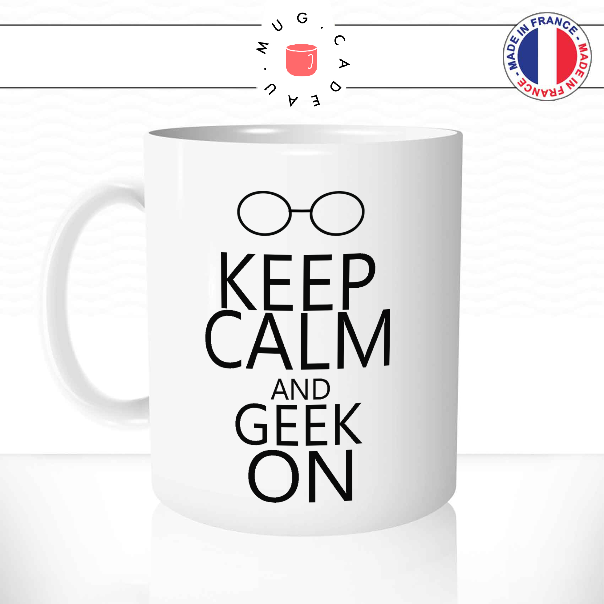 Mug Keep Calm And Geek On
