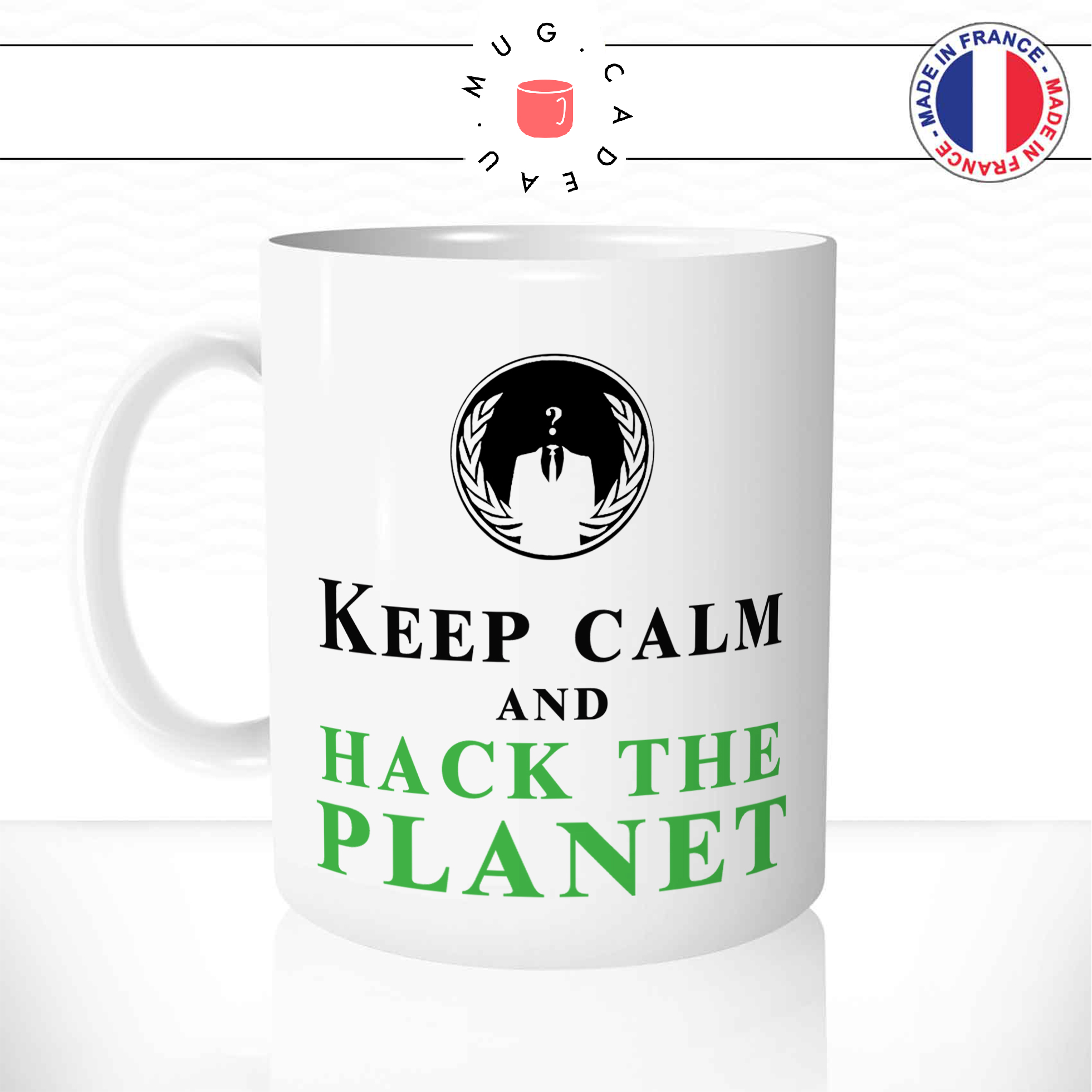 Mug Keep Calm And Hack The Planet