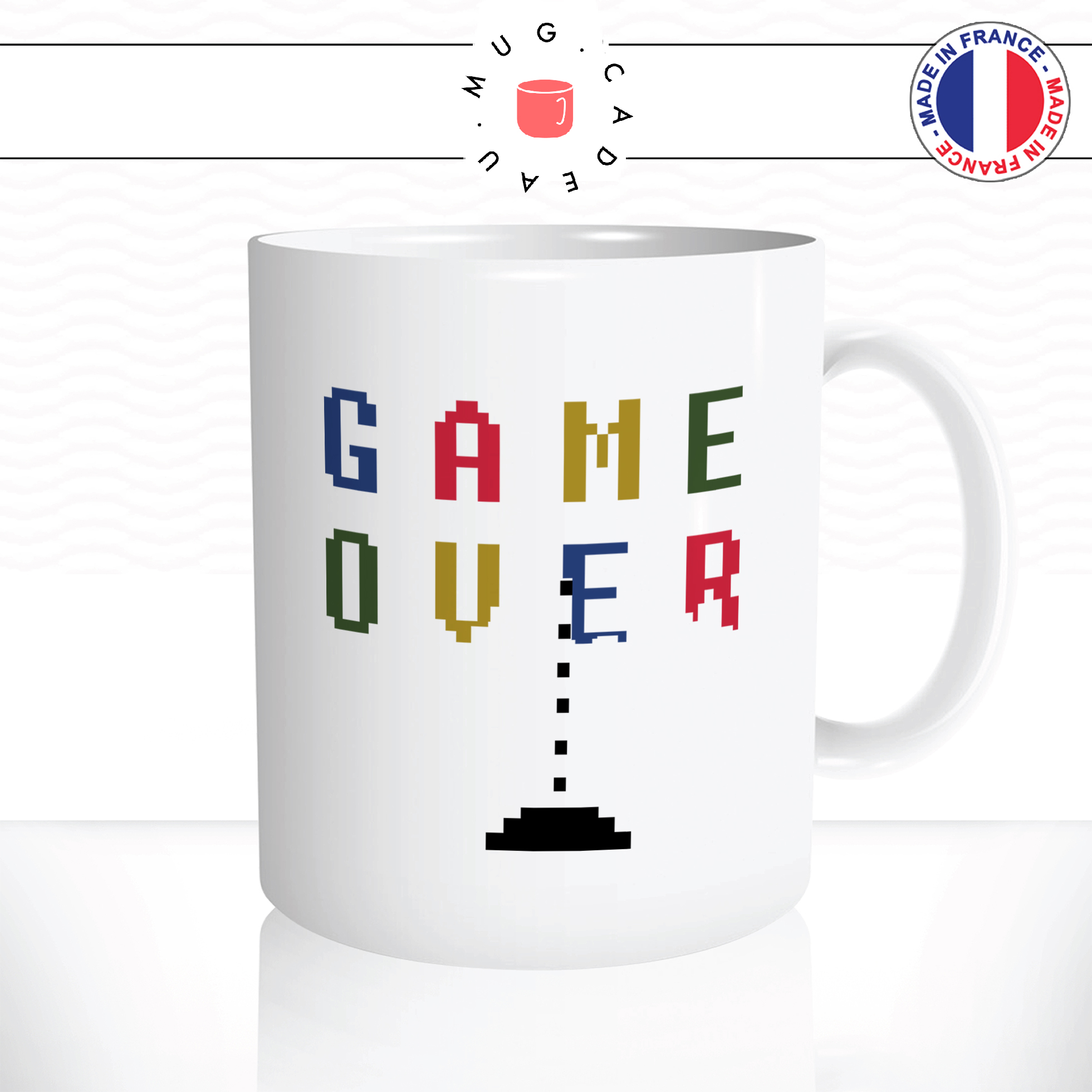 mug-tasse-ref21-jeux-video-game-over-attaque-pixels-couleurs-geek-cafe-the-mugs-tasses-personnalise-anse-droite