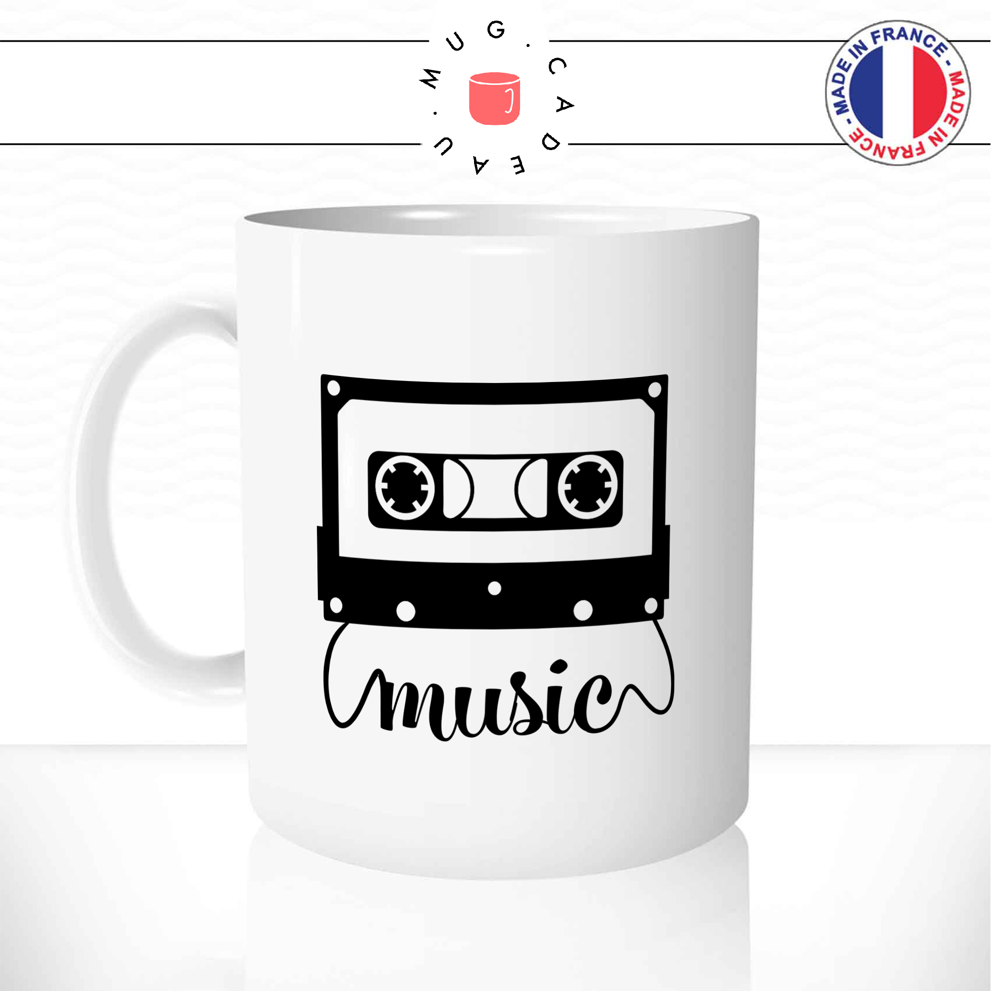 Mug Cassette De Musique