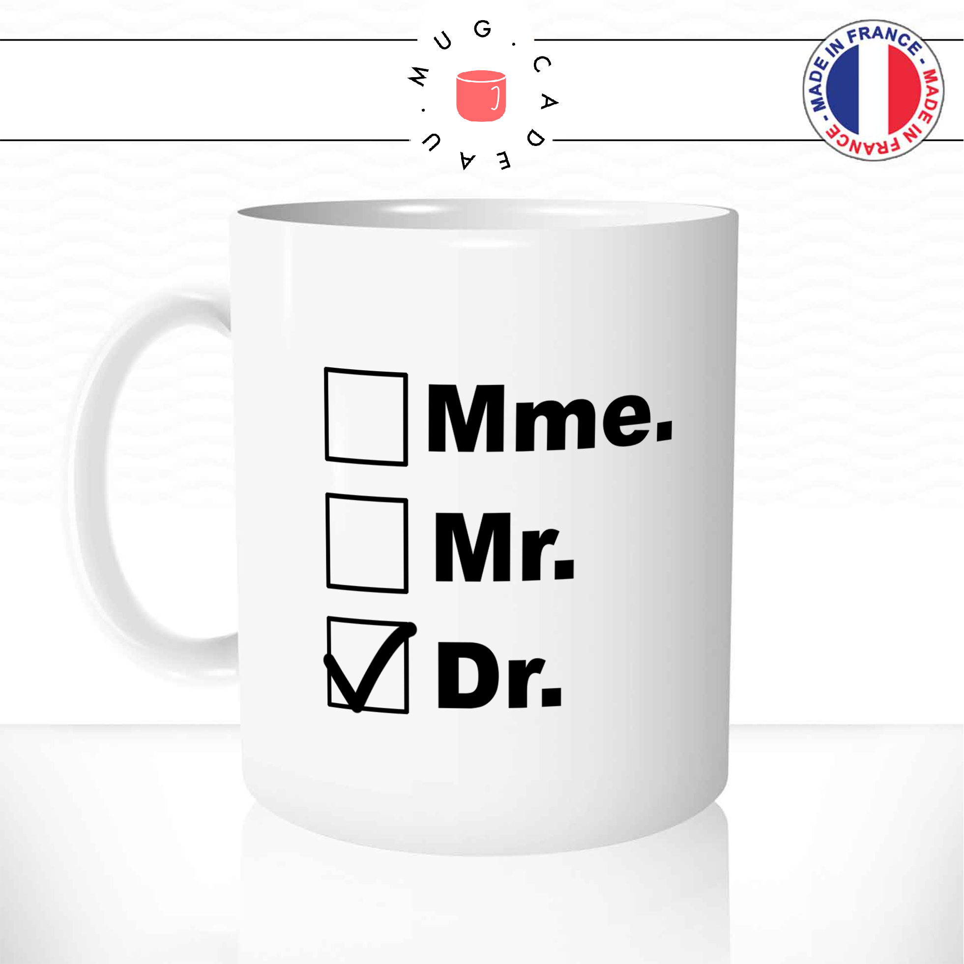 Mug Mme Mr Dr