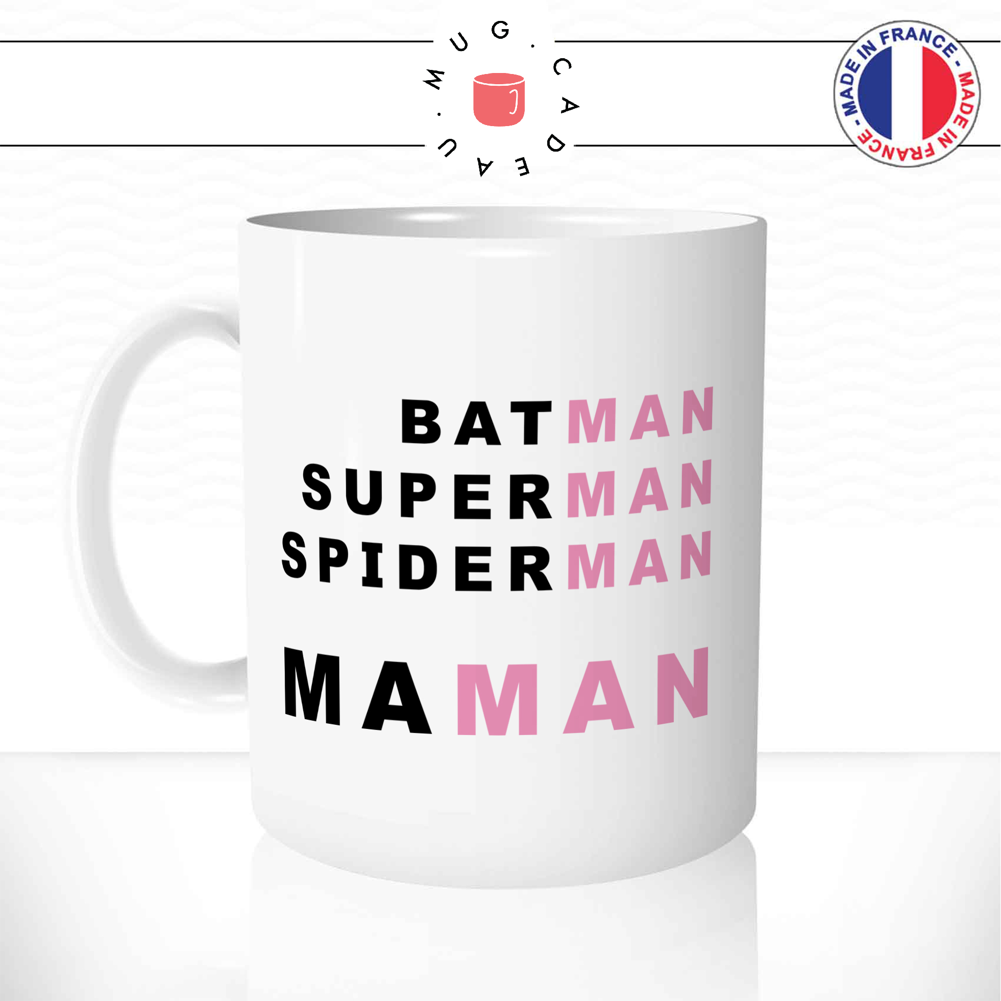 Mug Super héroïne personnalisable