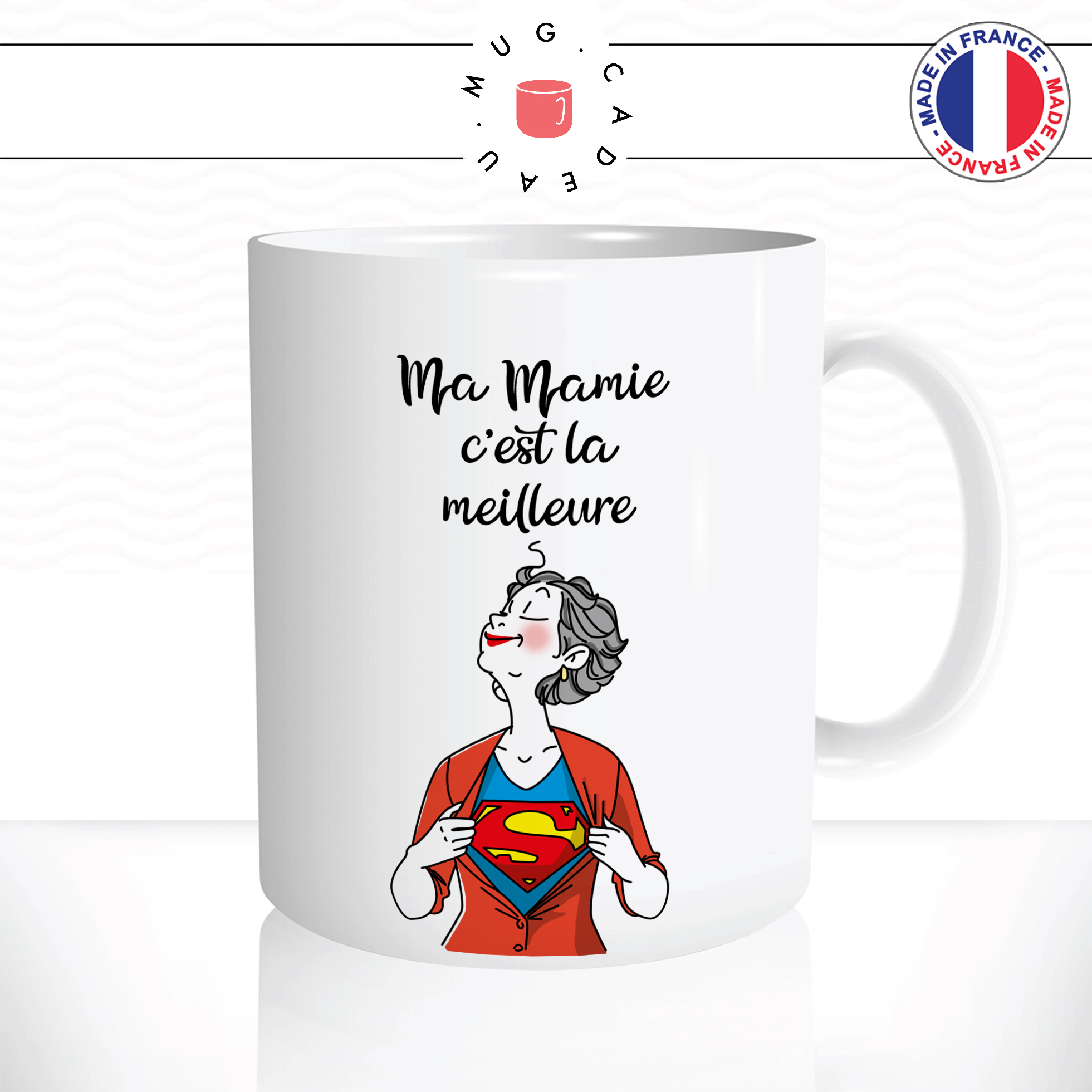 Mug Super Mamie personnalisé - Cadeau spécial Grand- Mère
