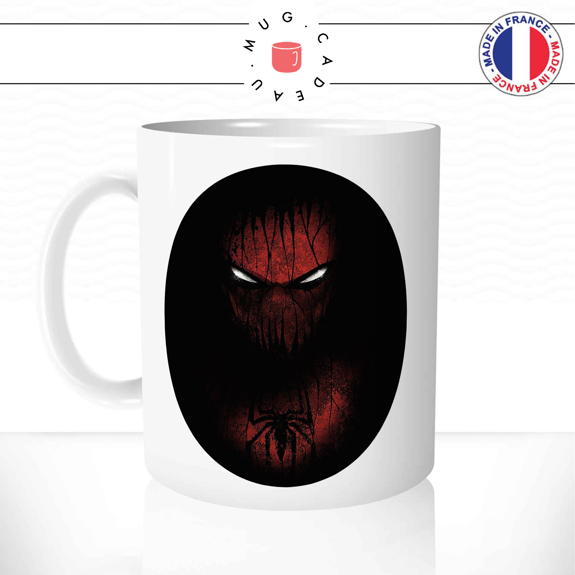 mug-tasse-ref29-super-hero-spider-man-rouge-sombre-mechant-araignee-cafe-the-mugs-tasses-personnalise-anse-gauche
