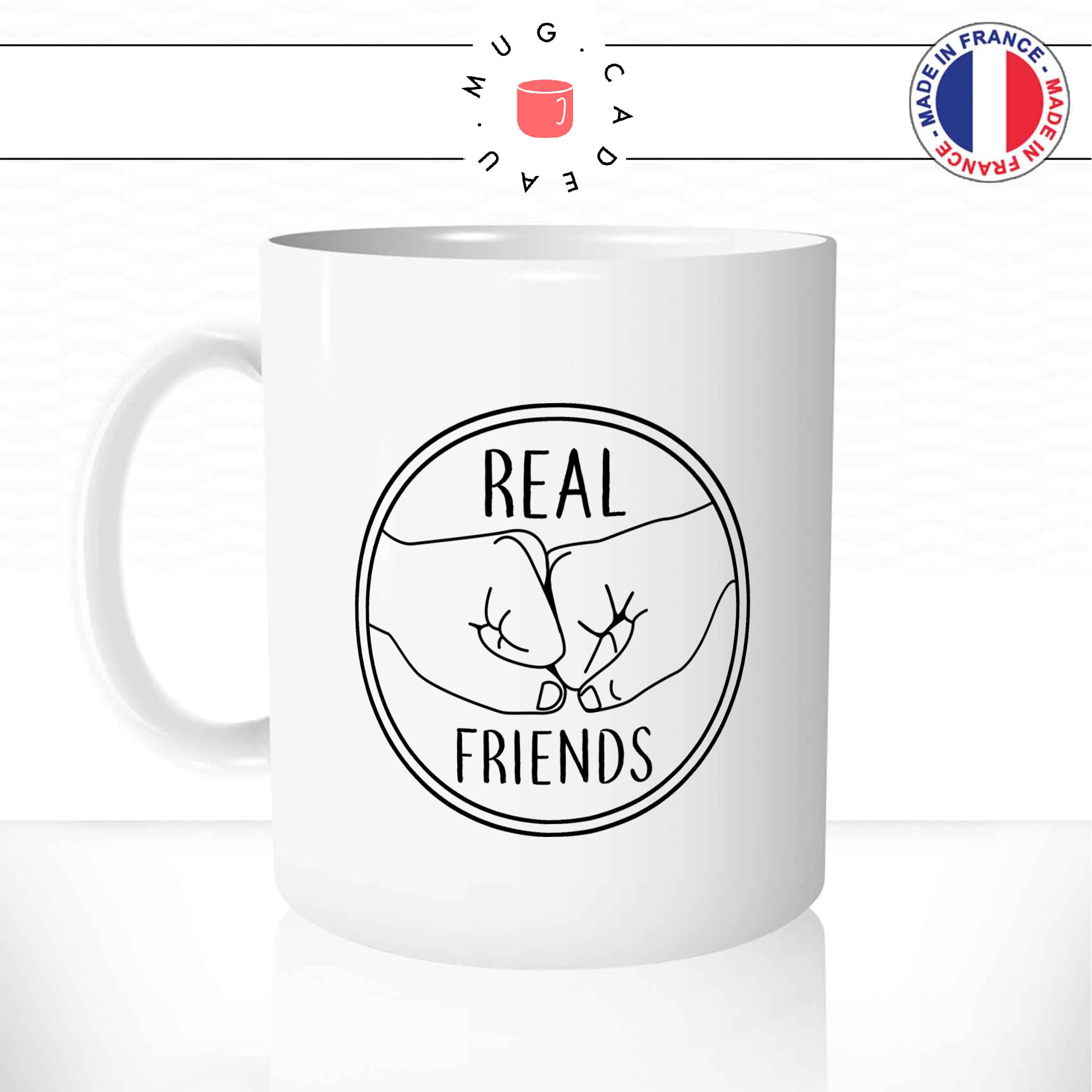 Mug Real Friends Logo