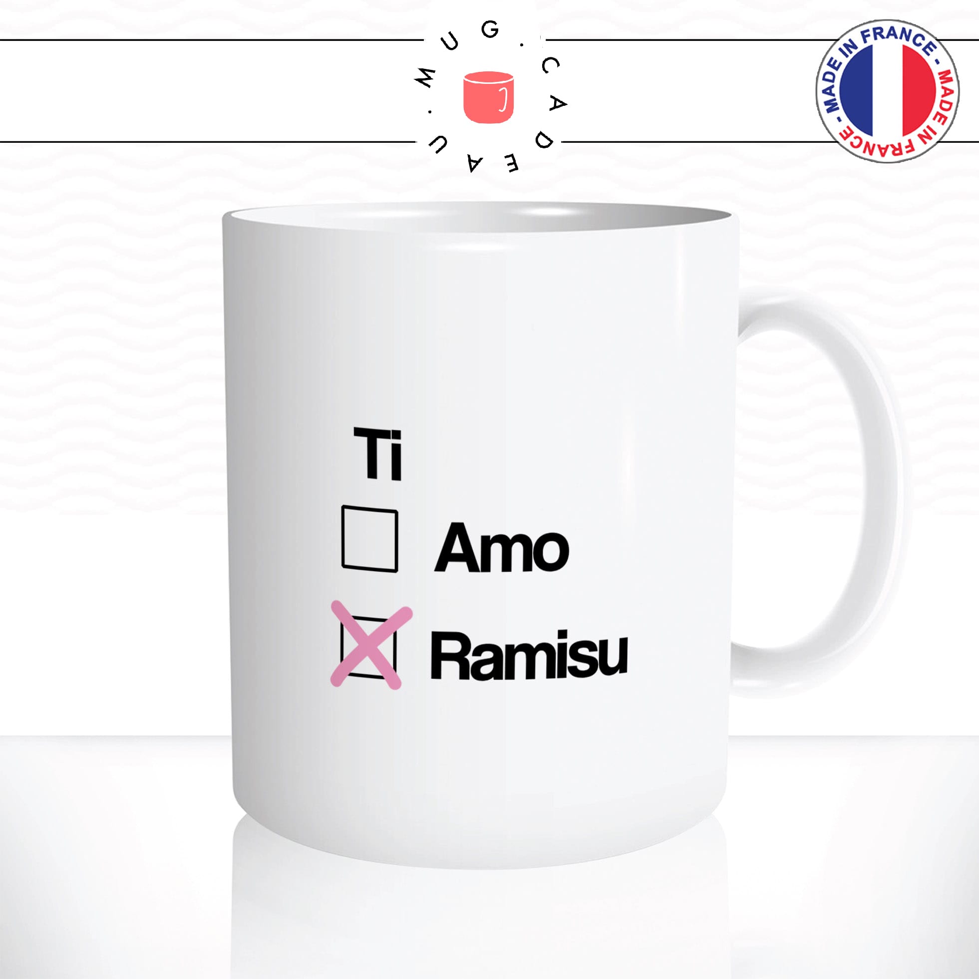 Mug Ti Amo Tiramisu Amour MugCadeau