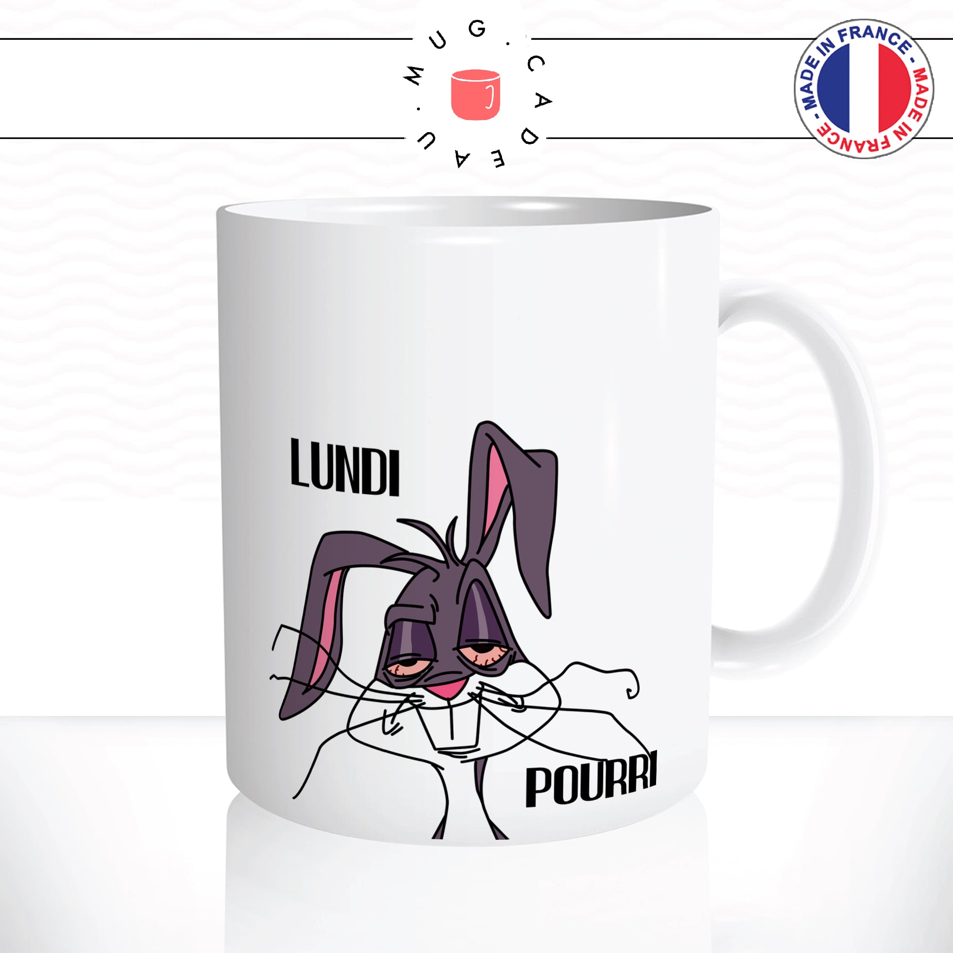 mug-tasse-bugs-bunny-tete-lapin-lundi-pourri-matin-reveil-fatigue-travail-humour-dessin-idee-cadeau-original