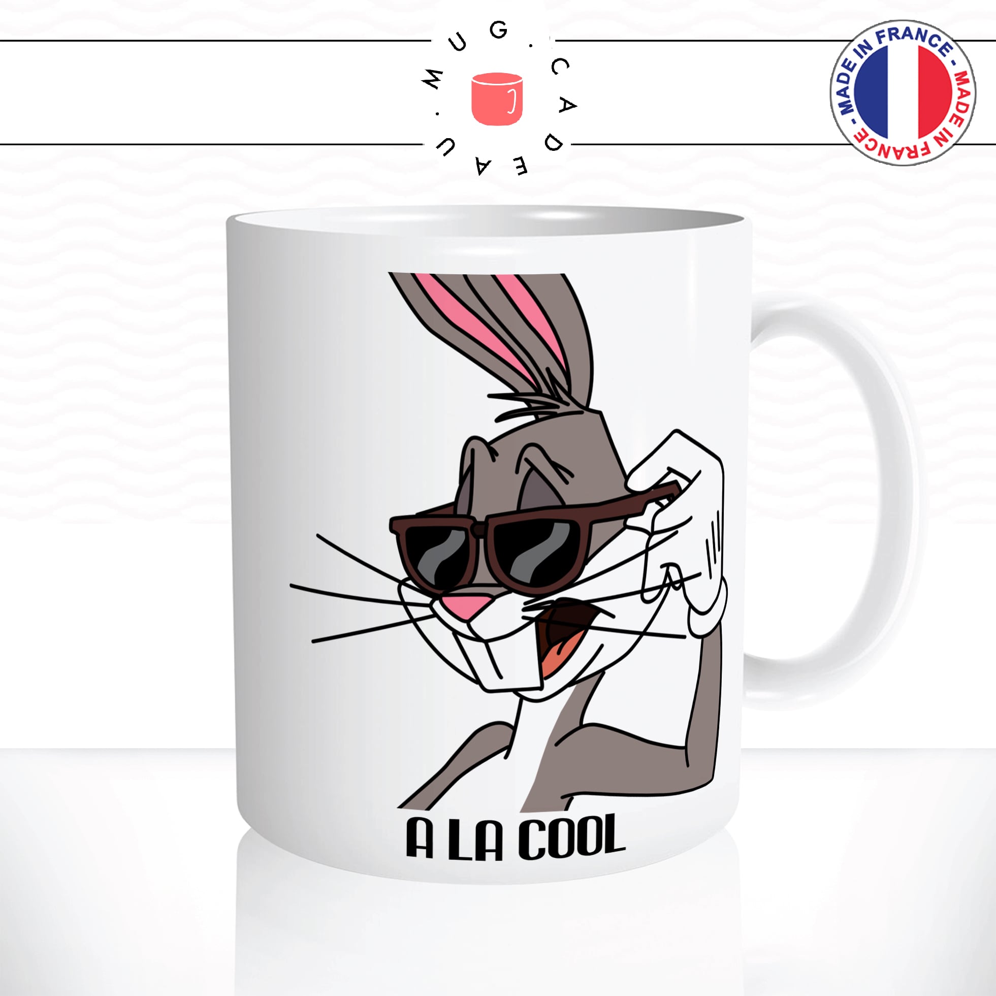 mug-tasse-bugs-bunny-tete-lapin-lunettes-soleil-cool-dimache-vacances-humour-dessin-idee-cadeau-original1