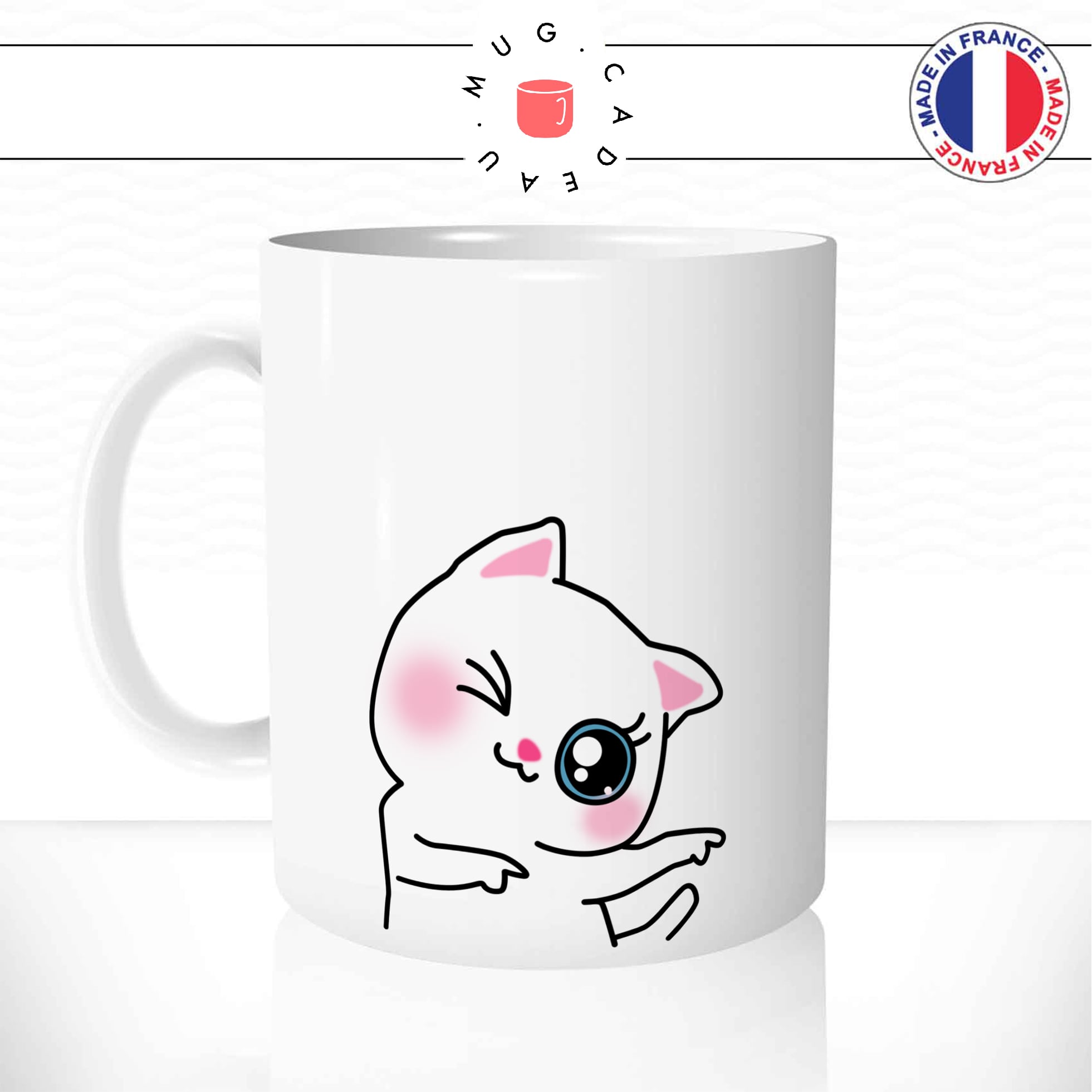 mug-tasse-chat-chaton-clin-d'oeil-kawaii-blanc-salut-miaou-mignon-dessin-animal-cafe-thé-idée-cadeau-original1