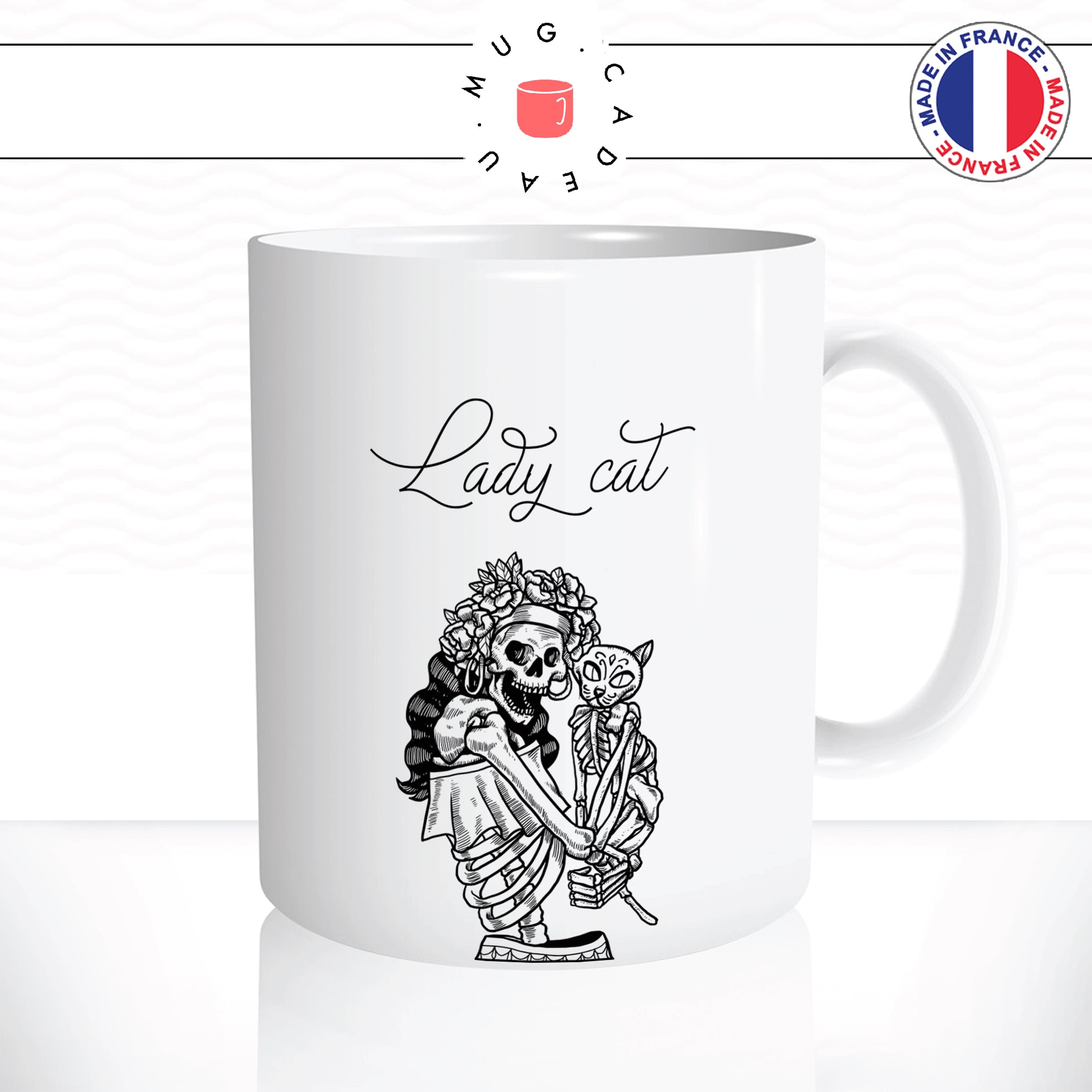 mug-tasse-chat-chaton-femme-vieille-squelette-lady-cat-miaou-mignon-dessin-animal-cafe-thé-idée-cadeau-original