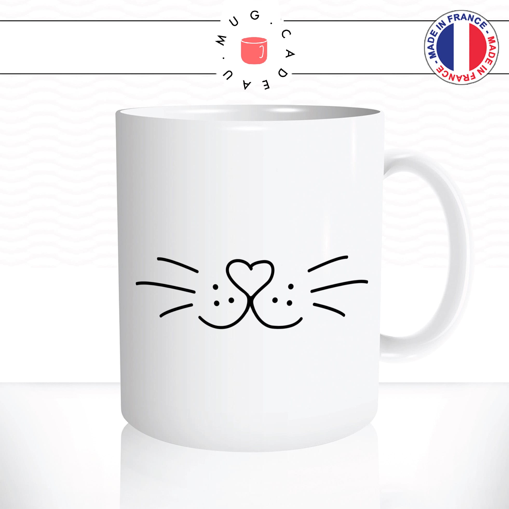 mug-tasse-chat-chaton-moustache-nez-coeur-amour-mignon-dessin-animal-cafe-thé-idée-cadeau-original