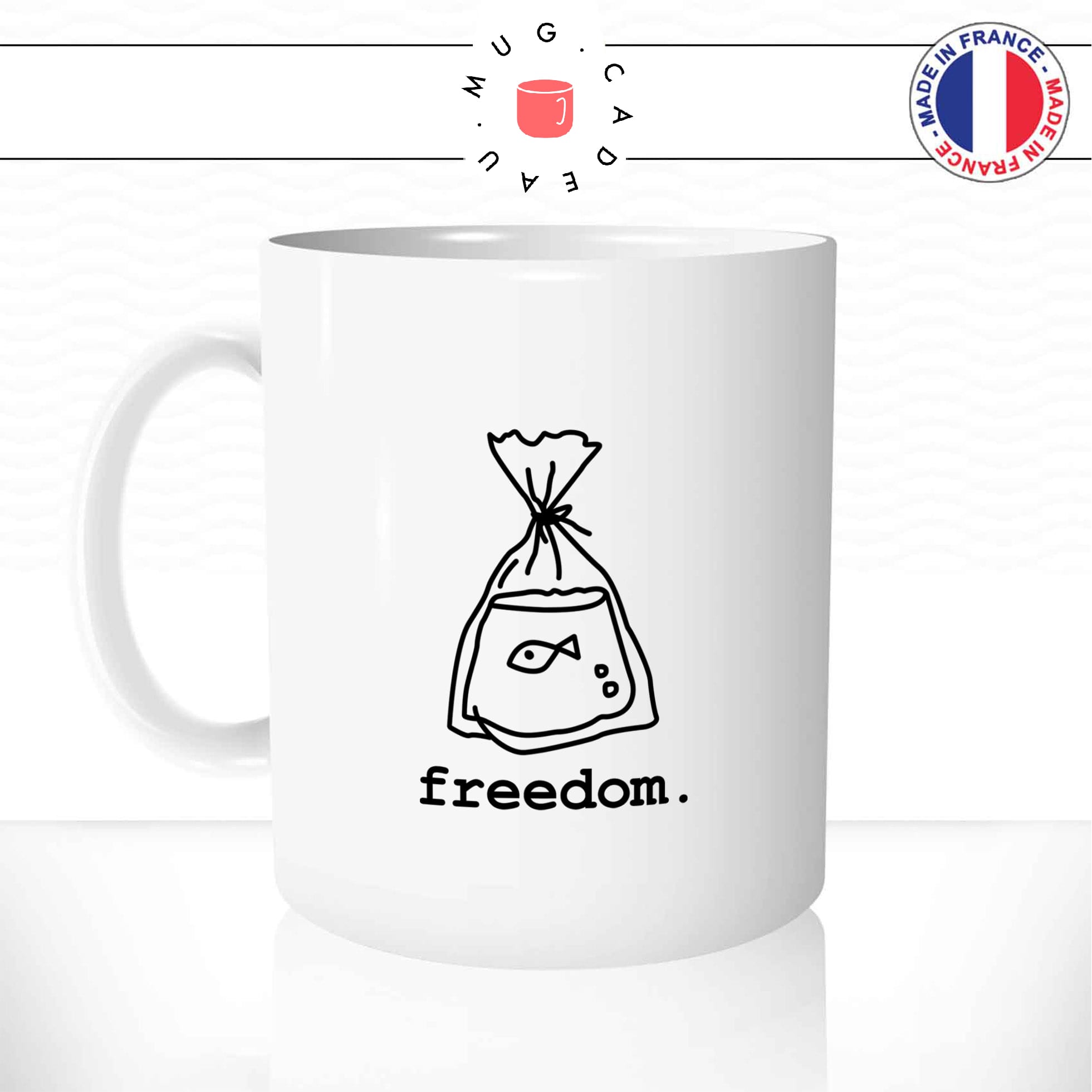 Mug Poisson Rouge Freedom