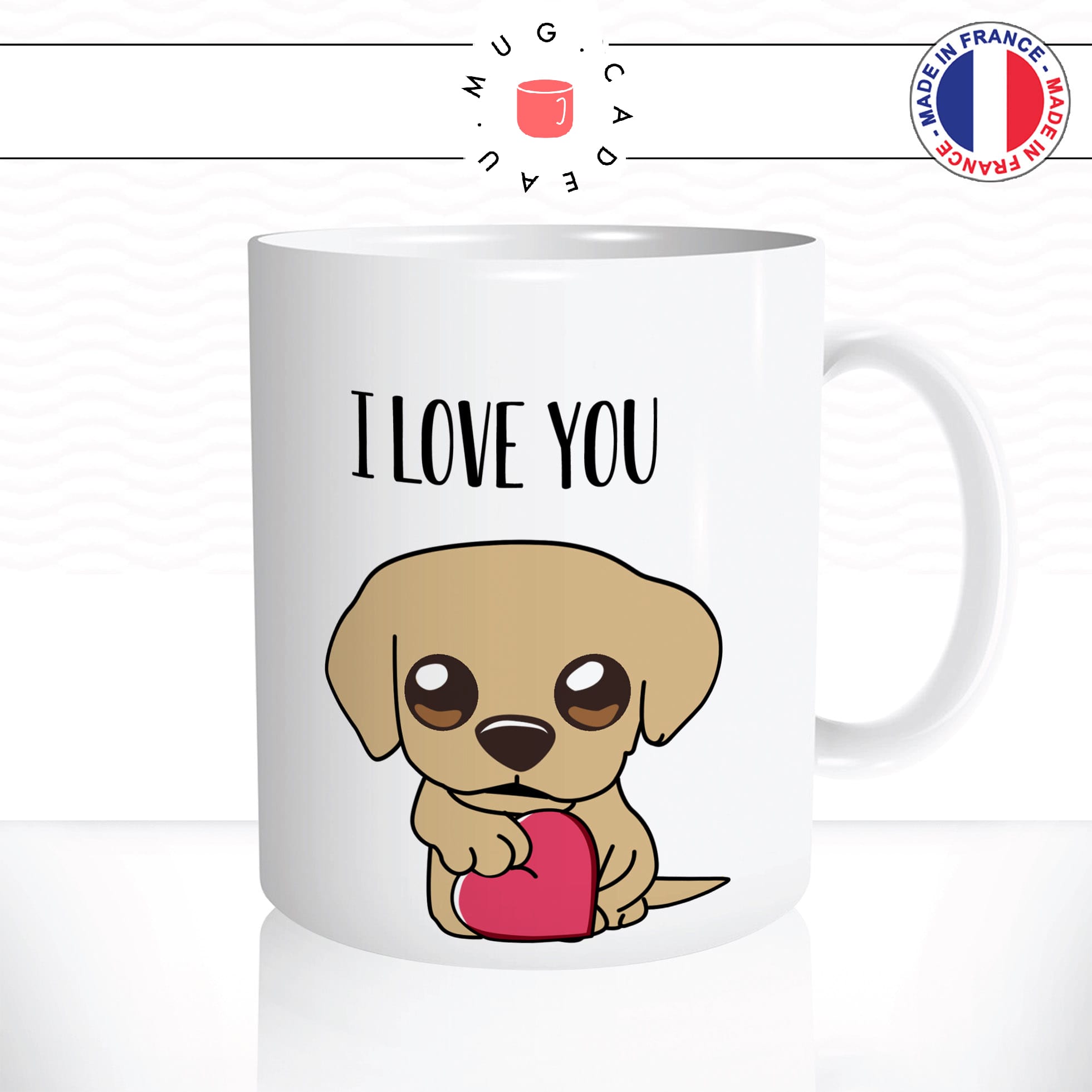 mug-tasse-chien-chiot-dog-coeur-kawaii-i-love-you-amour-drole-mignon-fun-cool-animal-dessin-original-café-thé-idée-cadeau-personnalisé