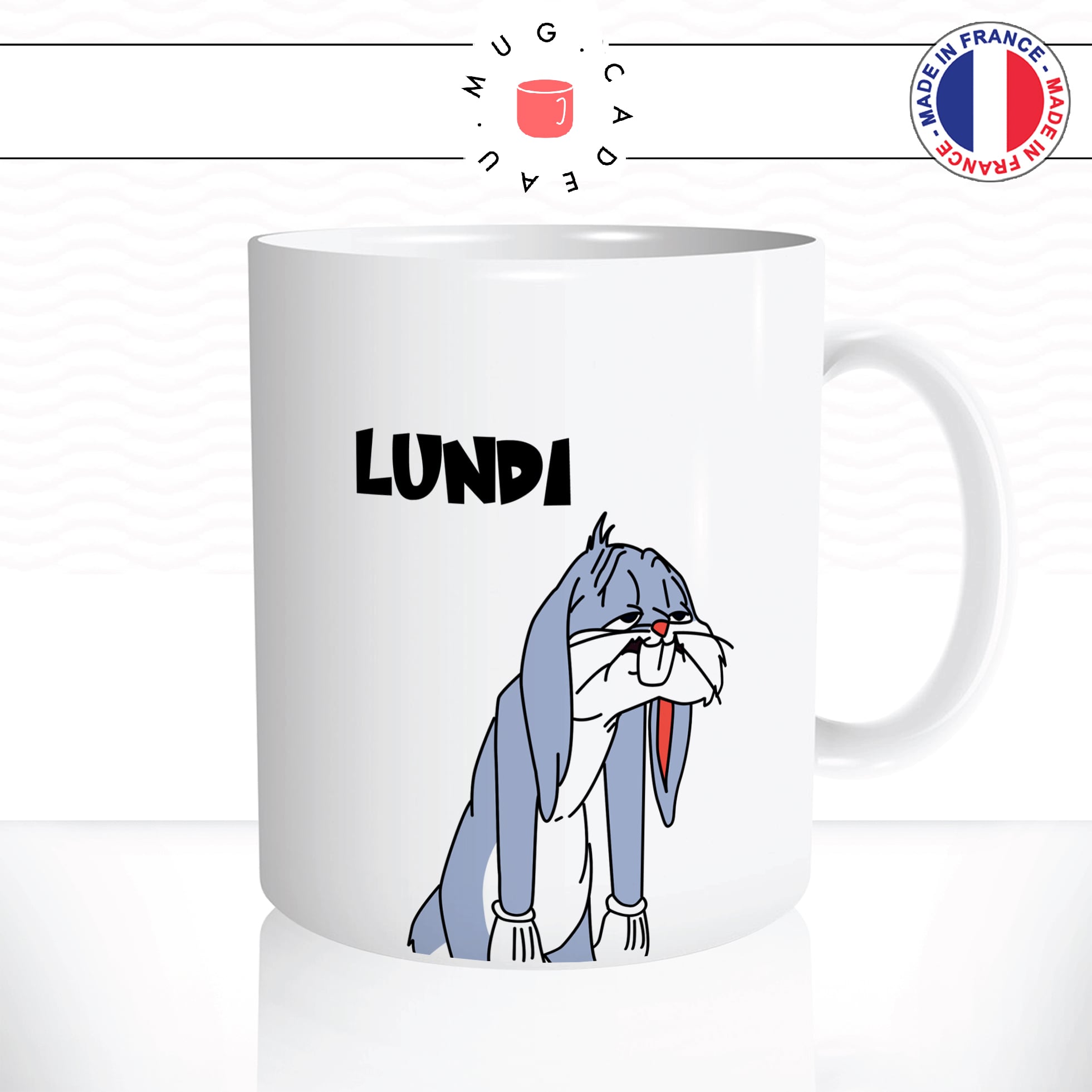 mug-tasse-animal-lapin-lundi-monday-travail-bureau-drole-mignon-dessin-animé-classique-culte-cool-fun-mugs-tasses-café-thé-idée-cadeau-original-personnalisé-personnalisable1