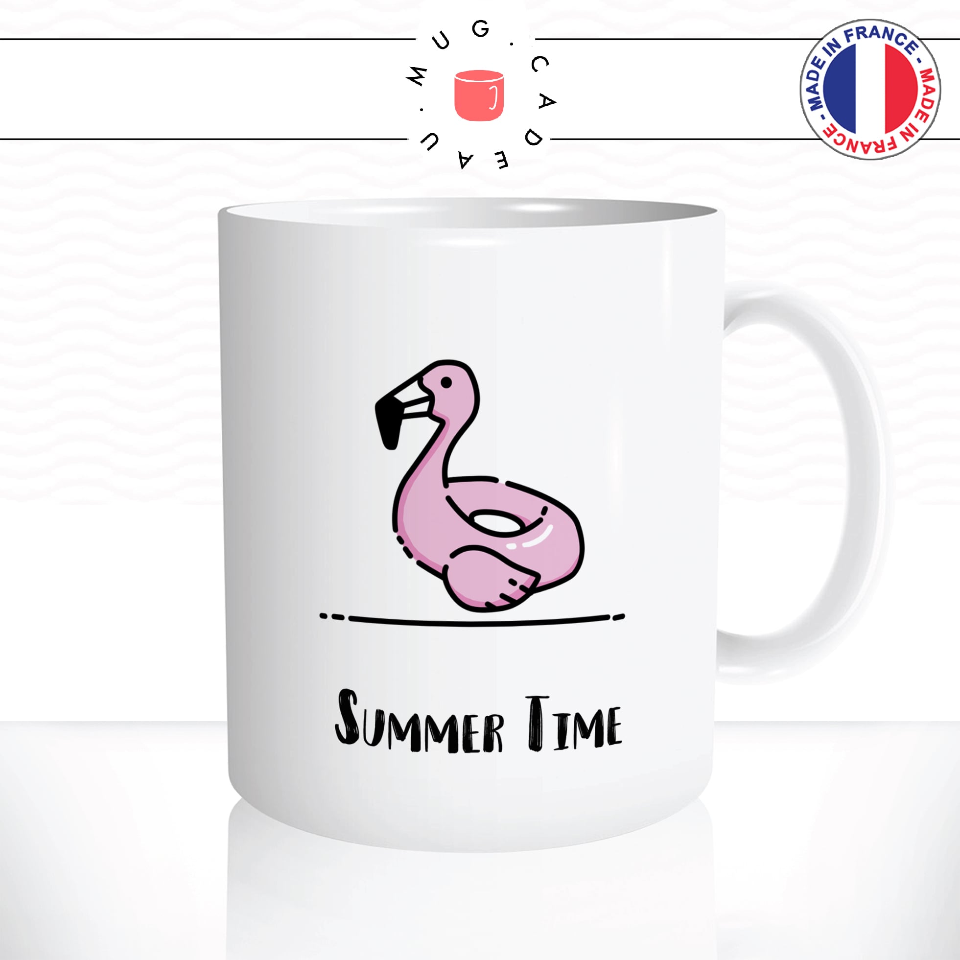 mug-tasse-ref1-flamand-rose-bouee-summer-time-cafe-the-mugs-tasses-personnalise-anse-droite-min