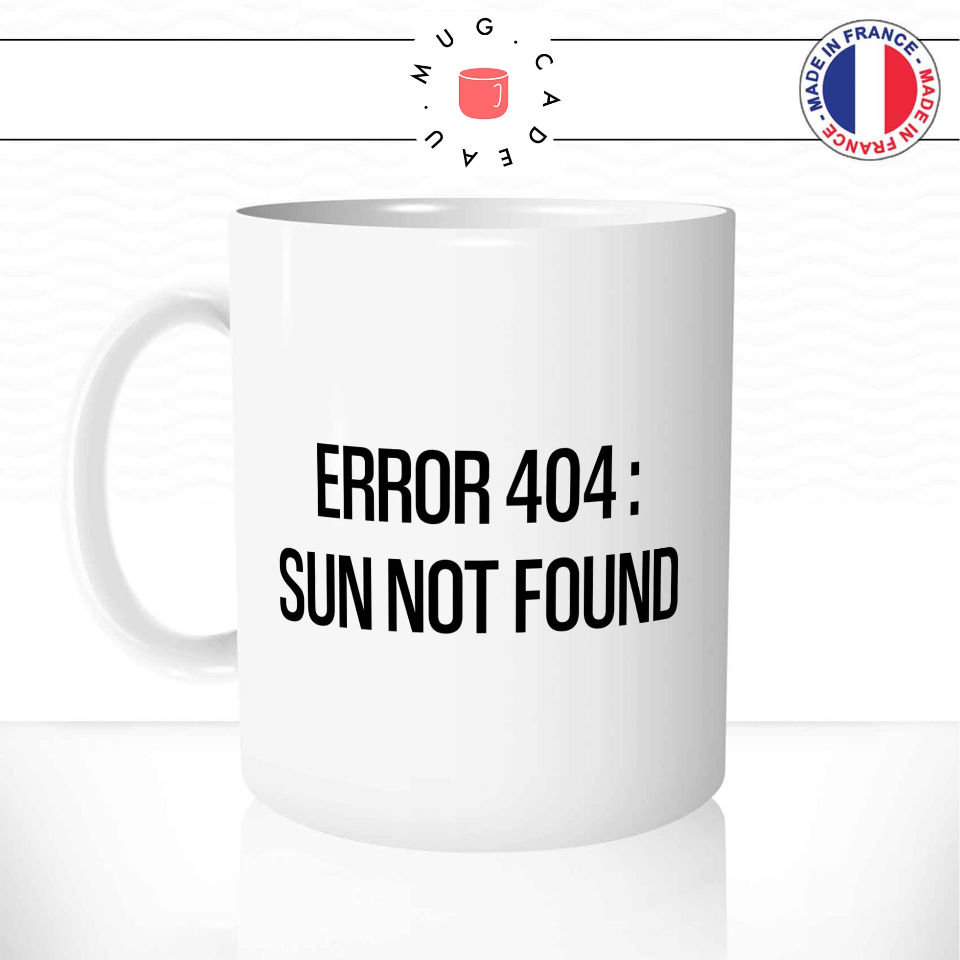 Mug Error 404 Sun Not Found