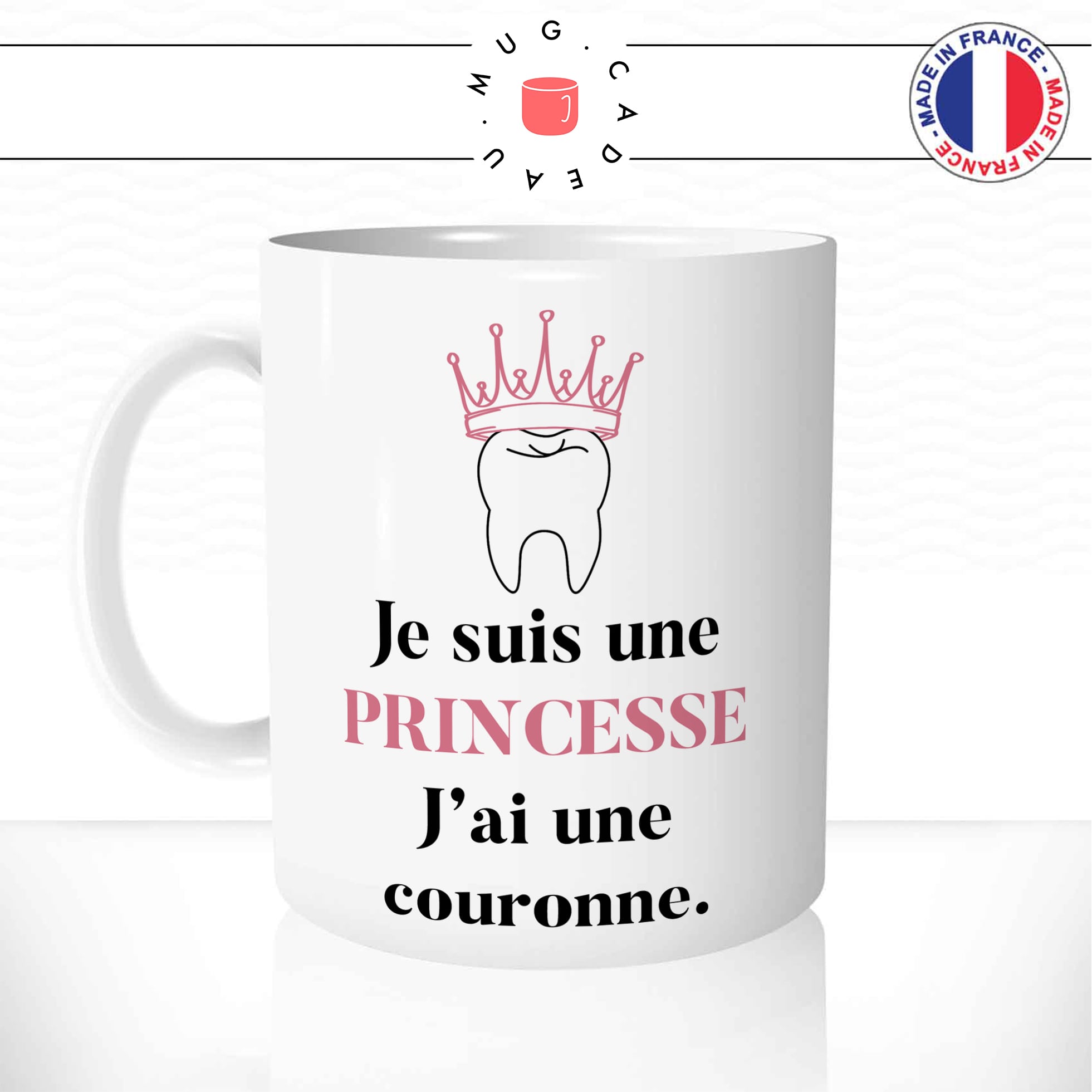 Mug Princesse Couronne Dent