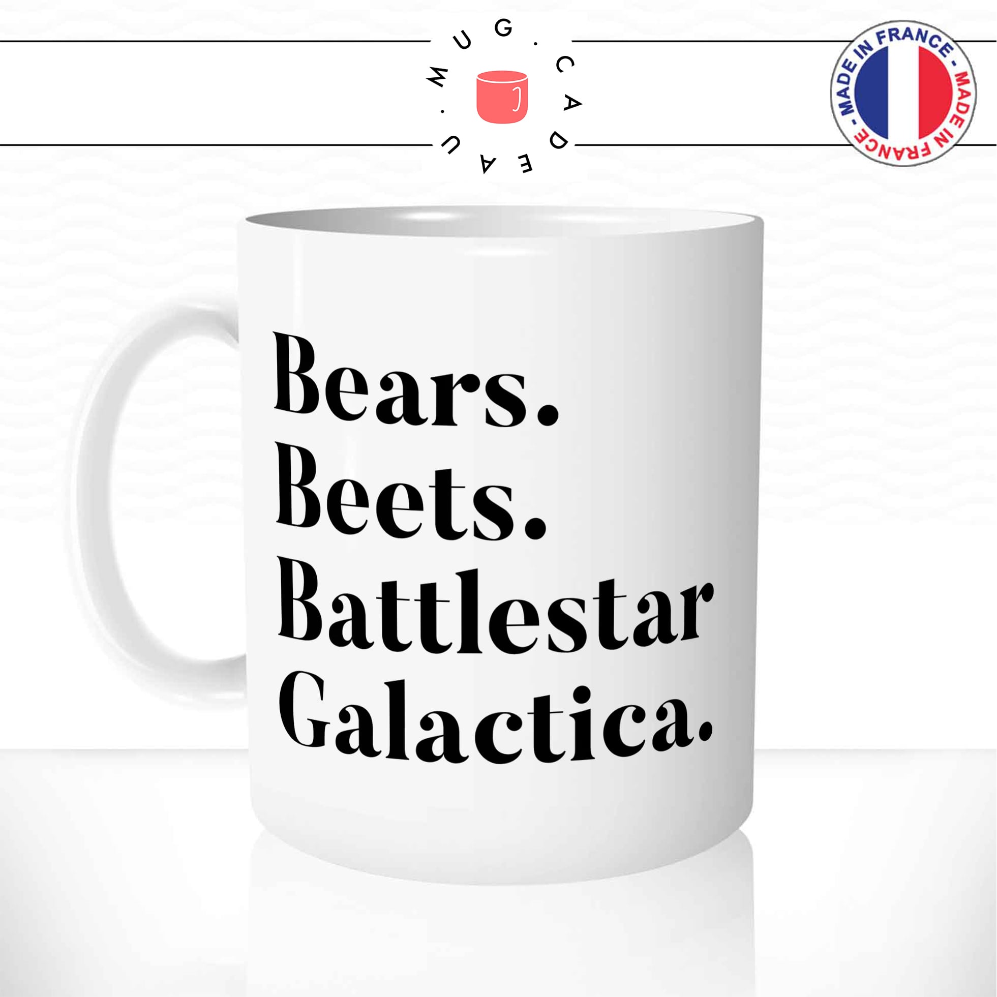 Mug Bears Beets Battlestar Galactica