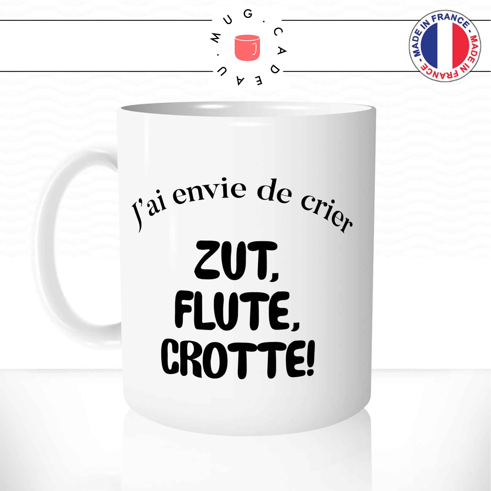 Mug Zut Flute Crotte ! Les Inconnus