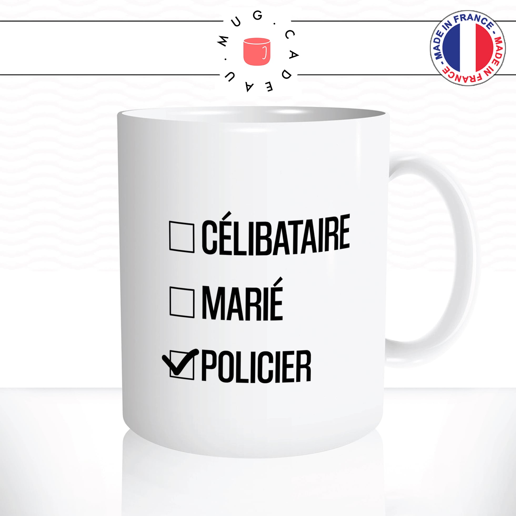 mug-tasse-célibataire-marié-policier-métier-flic-gendarme-remercier-offrir-idée-cadeau-original-fun-café-thé-tasse-personnalisée2-min