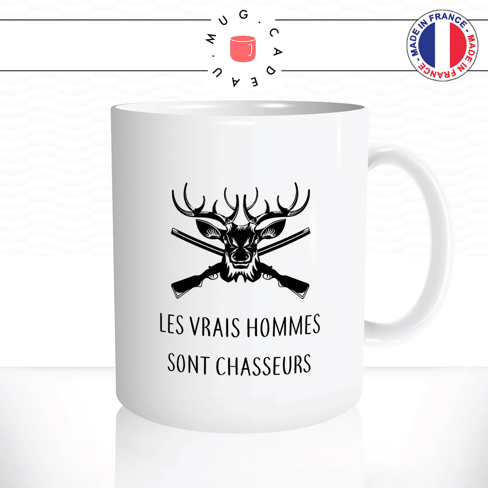 mug-tasse-les-vrais-hommes-sont-chasseurs-chasse-chasser-fusil-gibier-carabine-offrir-idée-cadeau-original-fun-café-thé-tasse-personnalisée2-min