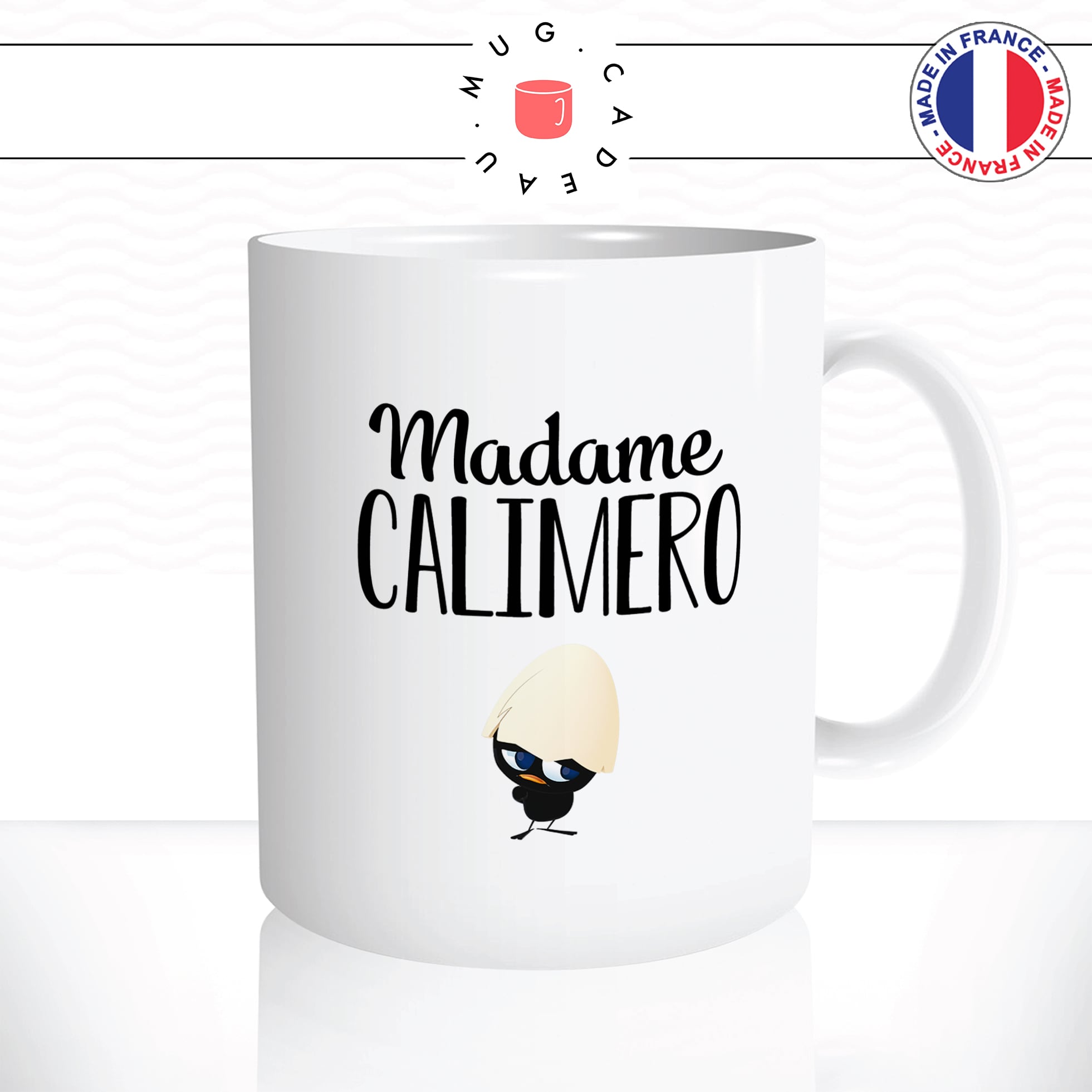 mug-tasse-madame-calimero-femme-poussin-noirdessin-animé-mignon-fun-humour-original-tasses-café-thé-idée-cadeau-personnalisée-min