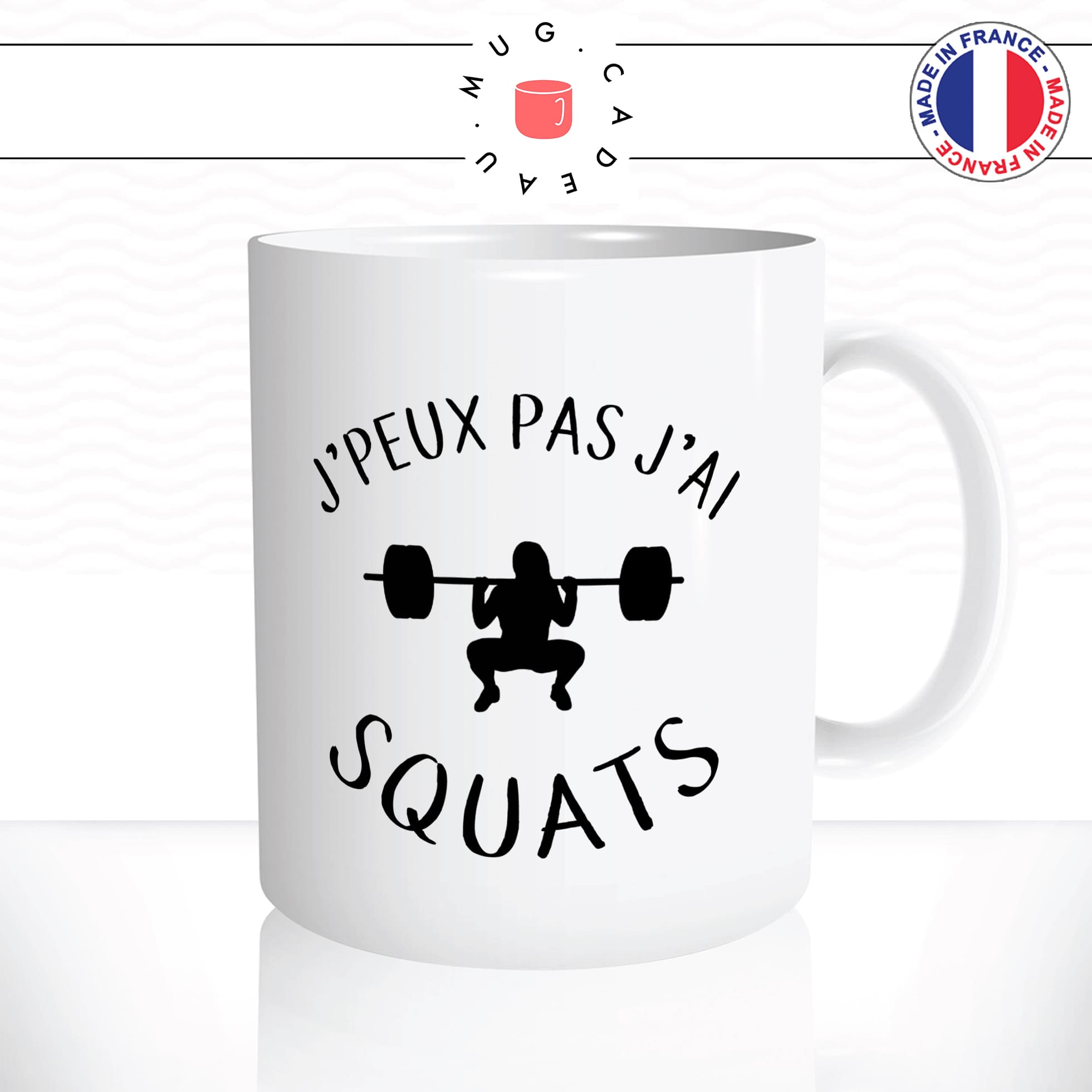 Mug Pas besoin d'abdos avec un humour pareil